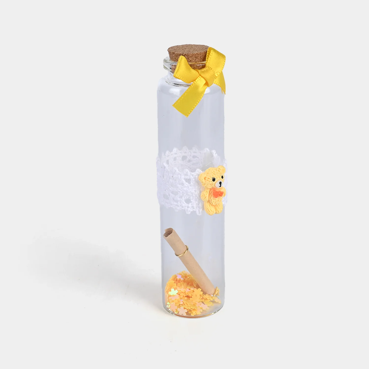 Mini Glass Message Bottle