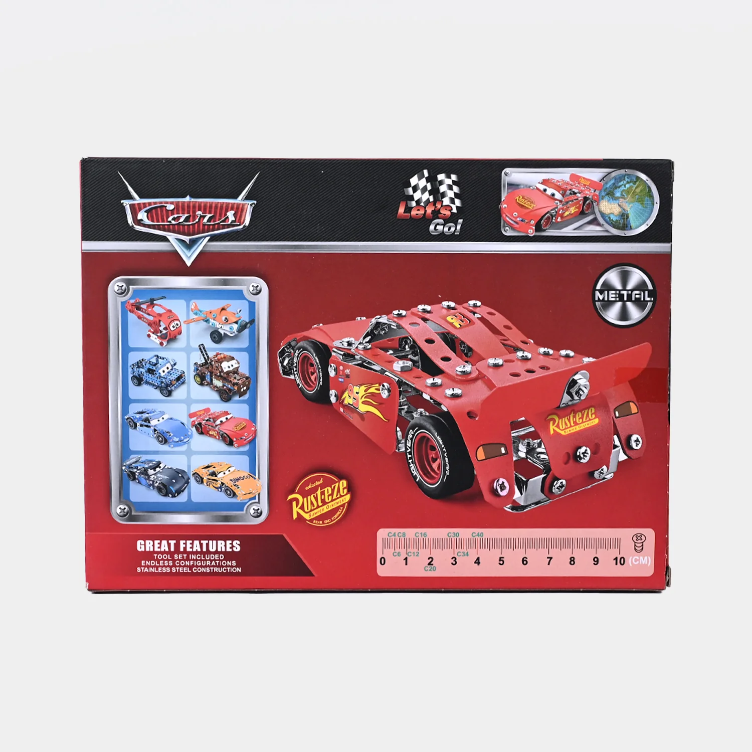 Metal Puzzle Assembly Car Set - Image 3