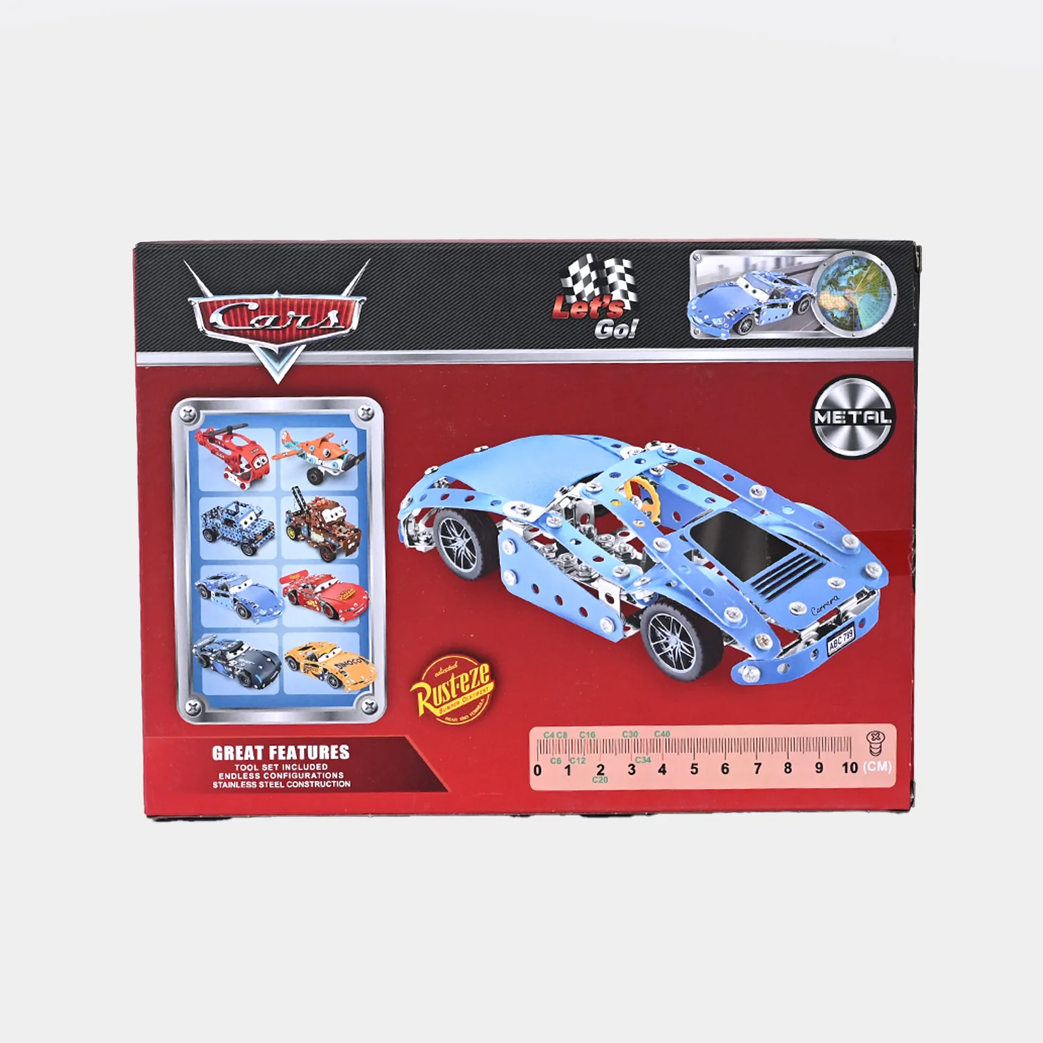 Metal Puzzle Assembly Car Set - Image 3