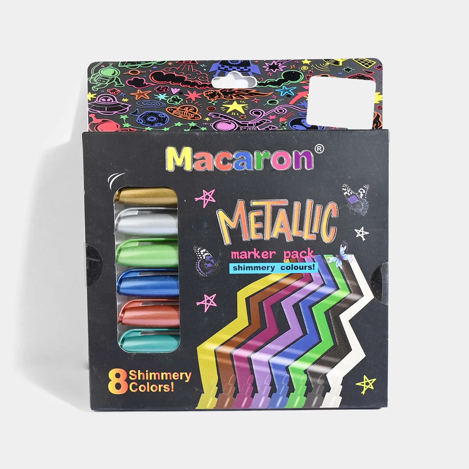Metallic Markers Set | 8Pcs - Image 3