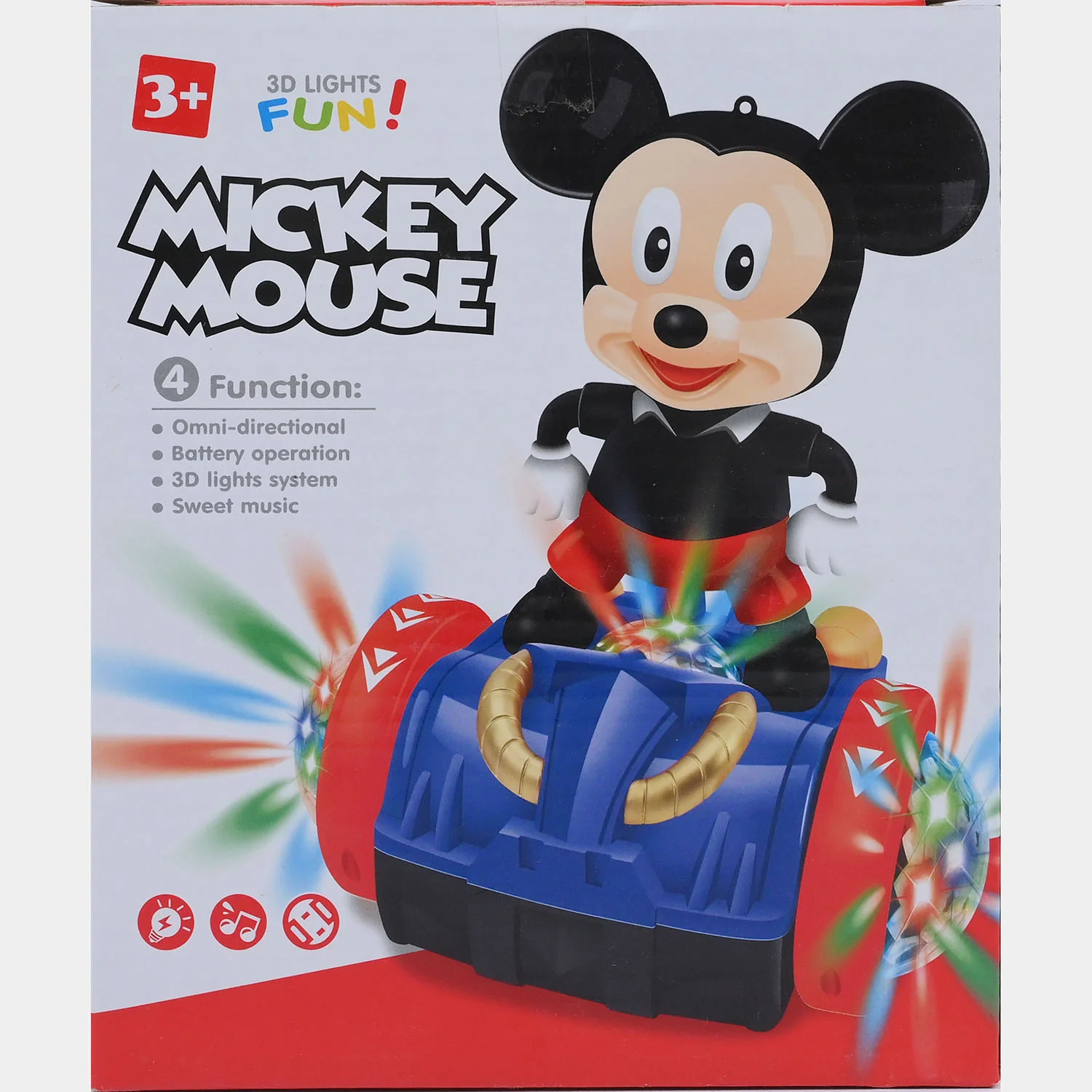 Mickey Mouse Walking Toy For Kids - Multi (DL-352) - Image 6