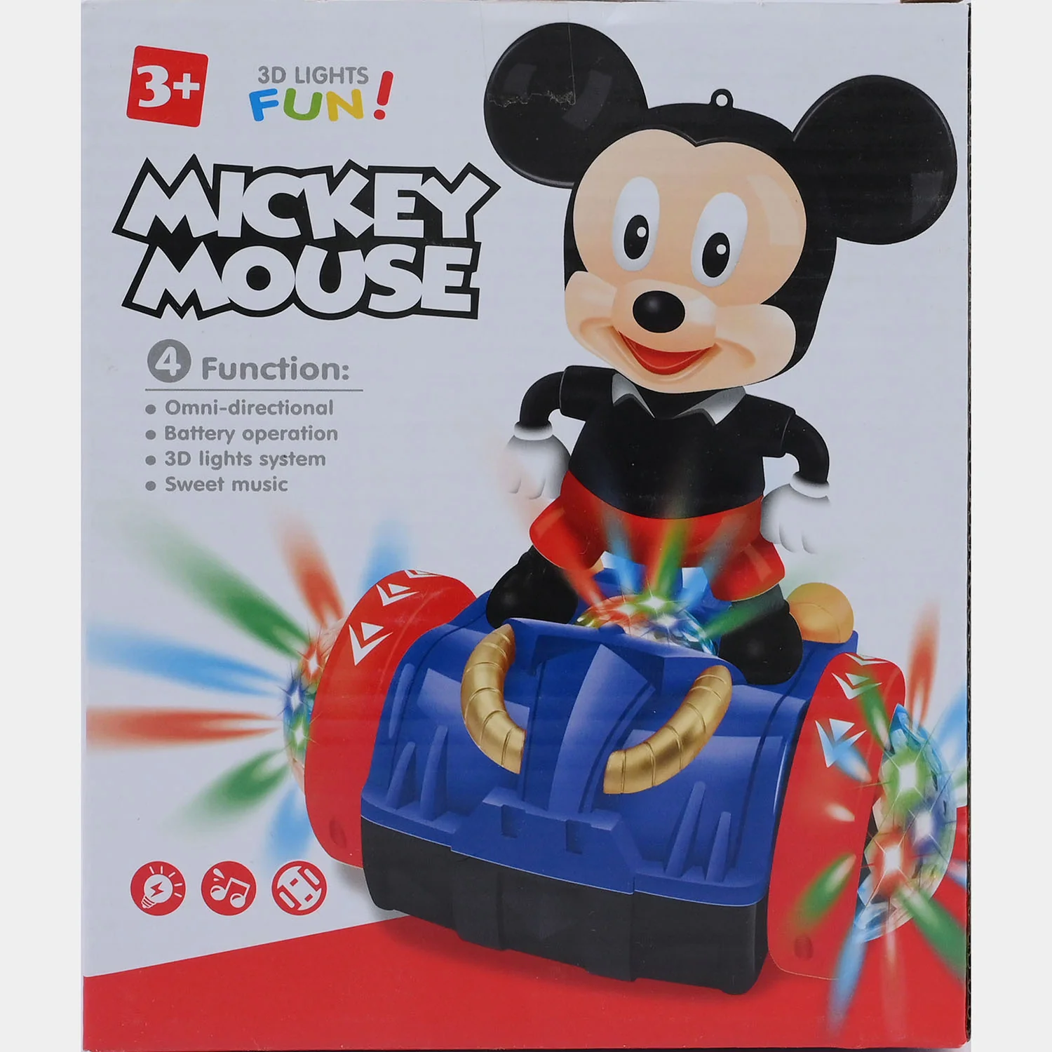 Mickey Mouse Walking Toy For Kids - Multi (DL-352) - Image 7