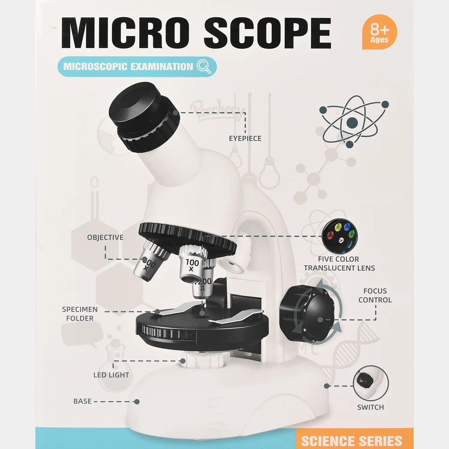 Kids Science Microscope β 100x/600x/1200x Magnification Educational Set - Image 7