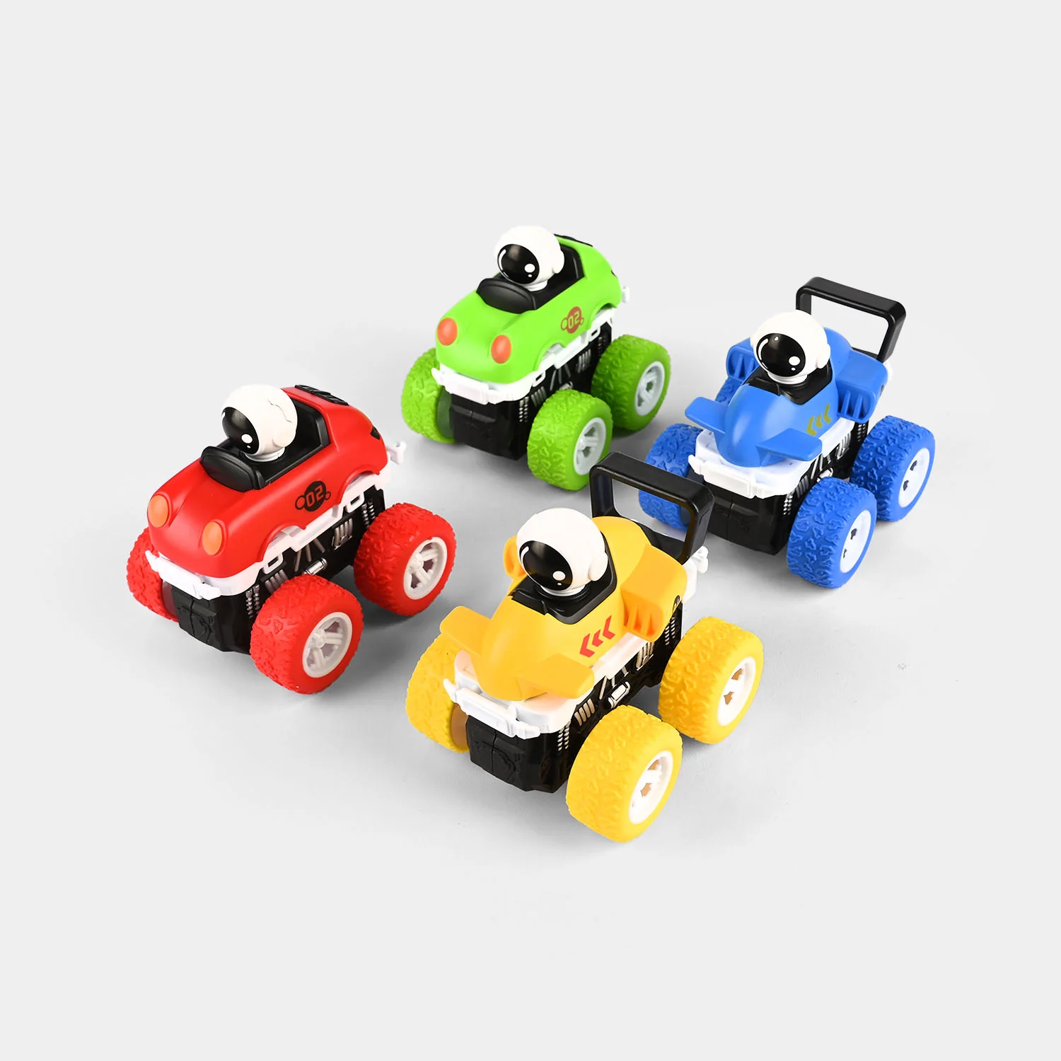 Mini Astronaut Friction Monster Truck Set for Kids