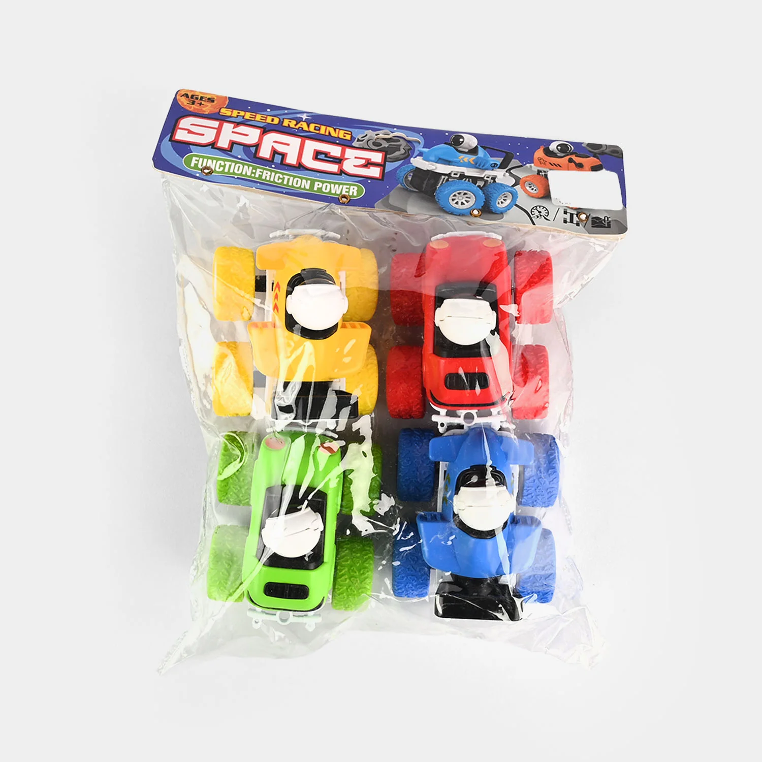 Mini Astronaut Friction Monster Truck Set for Kids - Image 3