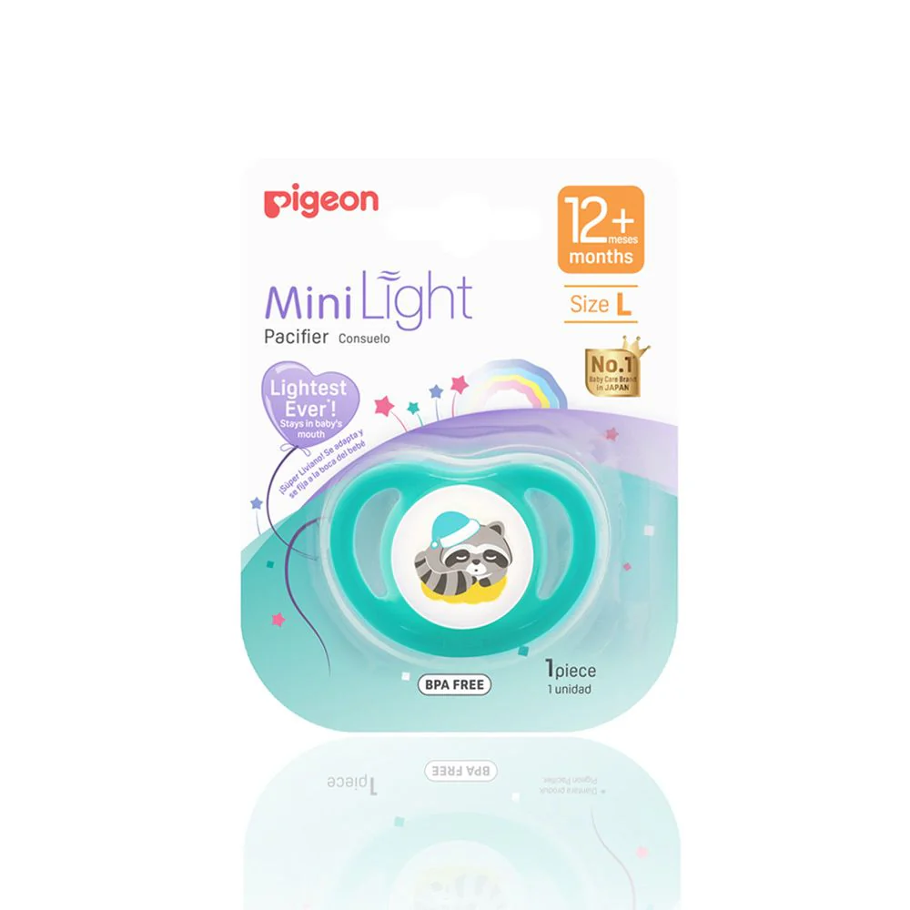 MINI LIGHT PACIFIER (L) UNISEX-RACCOON - Image 3