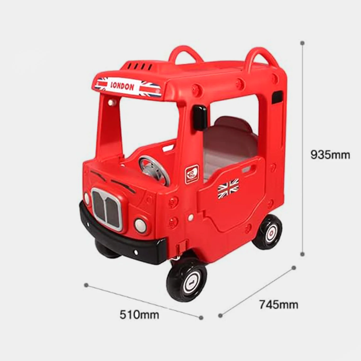 Ride-on Push Car Roof Car for Kids - Image 6