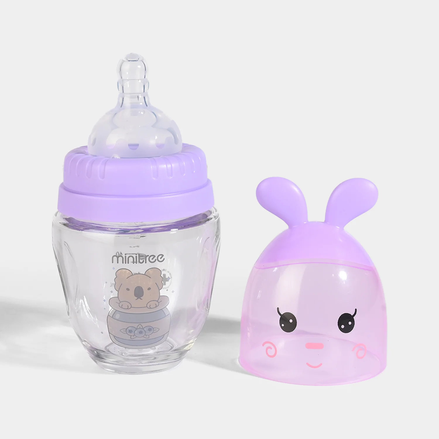 Baby Glass Feeding Bottle | 3M+ - Image 2