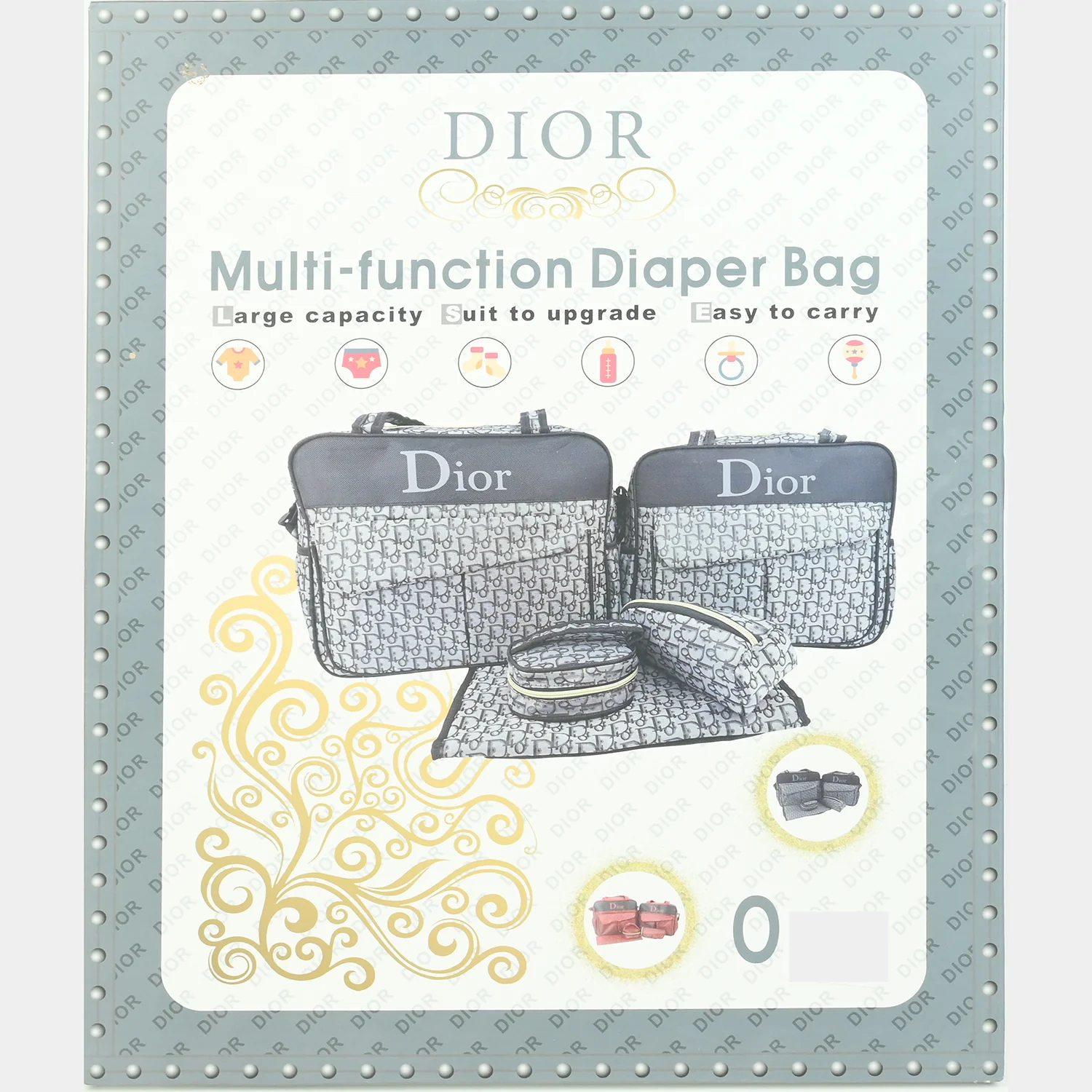 5-Piece Baby Mother Bag/Diaper Bag Set - Image 9
