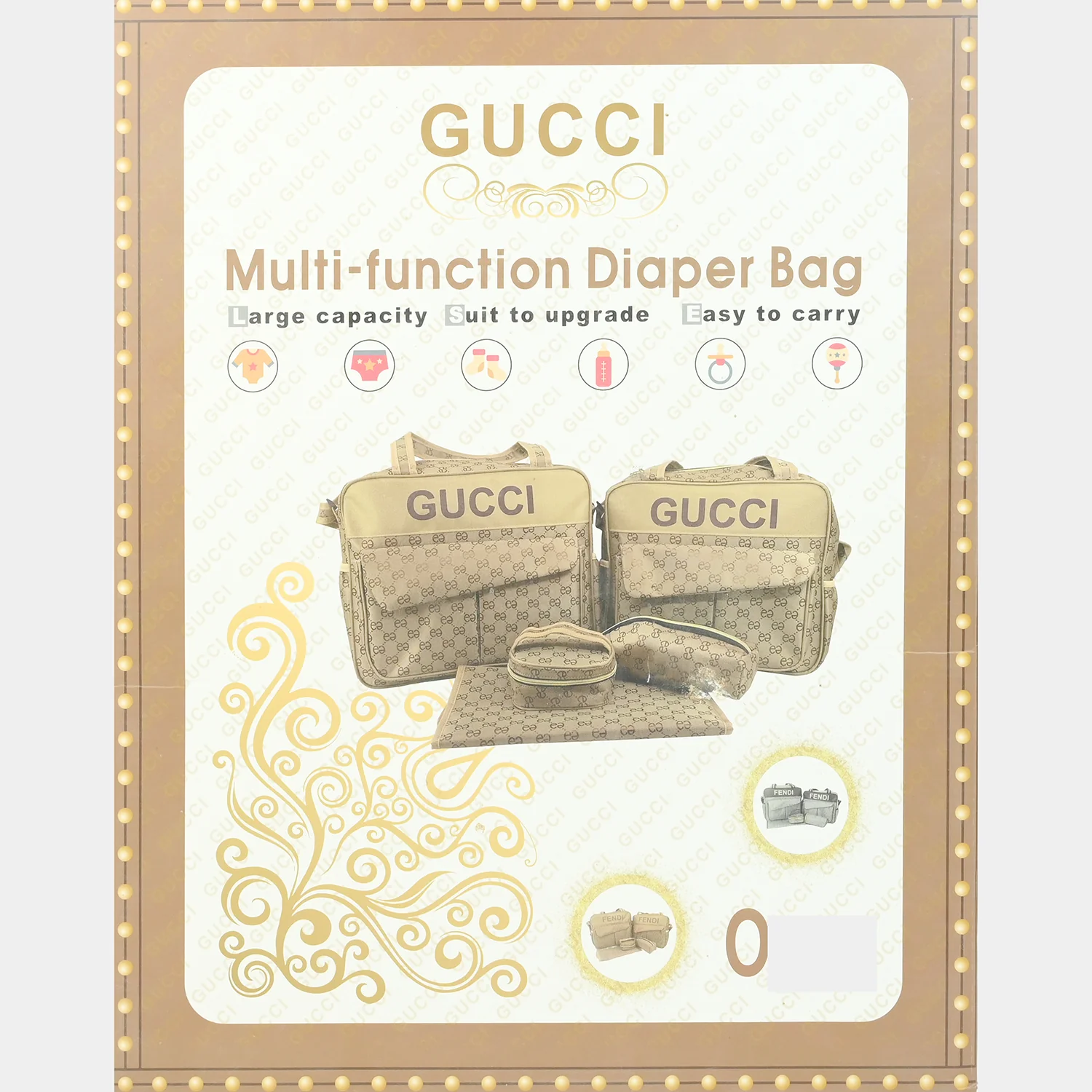 5-Piece Baby Mother Bag/Diaper Bag Set - Image 10