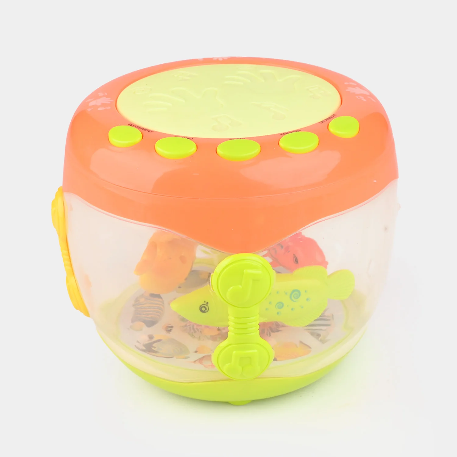 Musical Flash Fish Rotating Drum Toy - Image 2