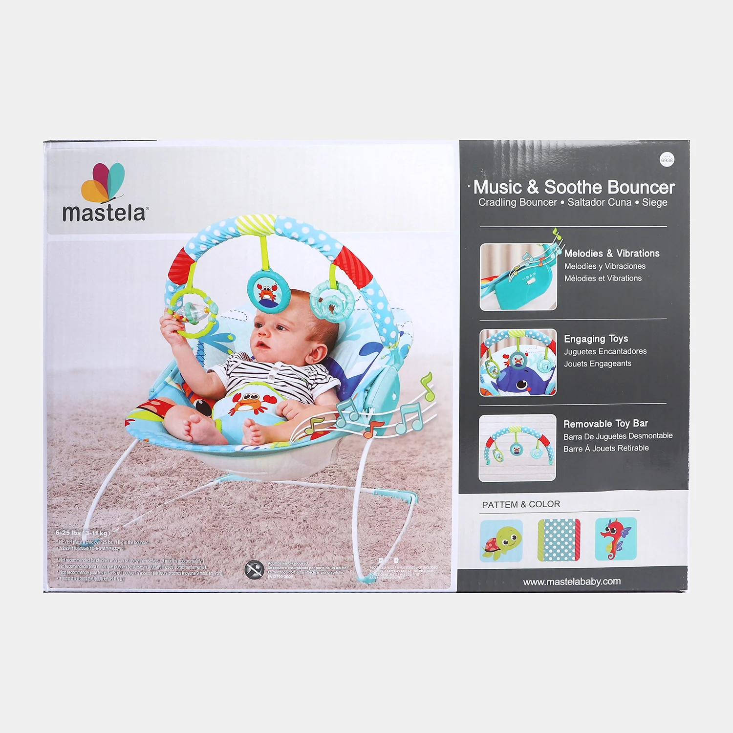 Music & Soothe Bouncer (mastela) - Image 7