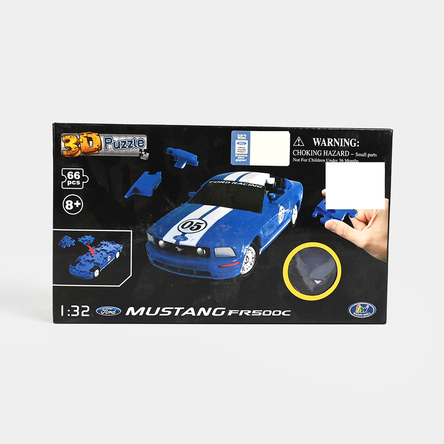 DIY Ford Mustang 3D Puzzle Blocks - Image 3