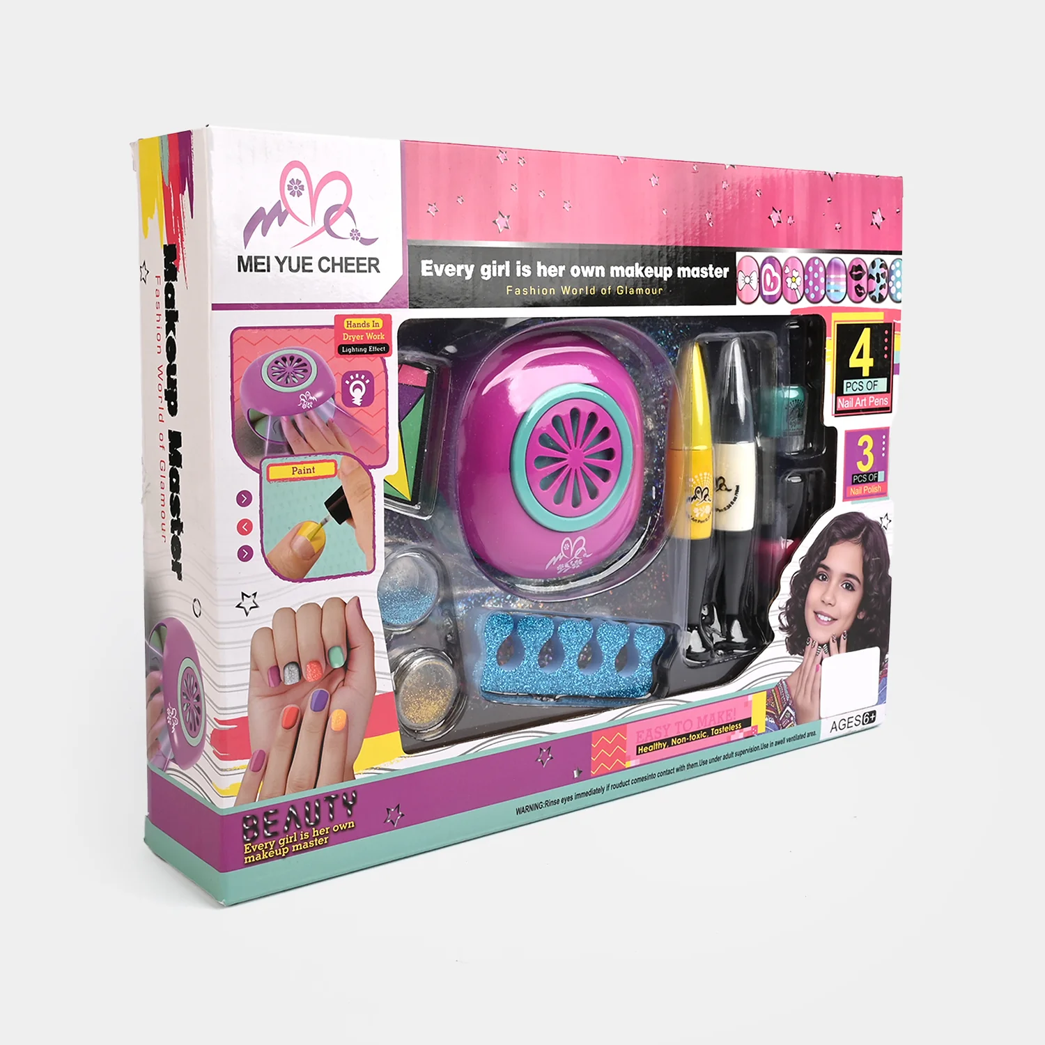 Nail Art Play Set With Dryer - Image 3
