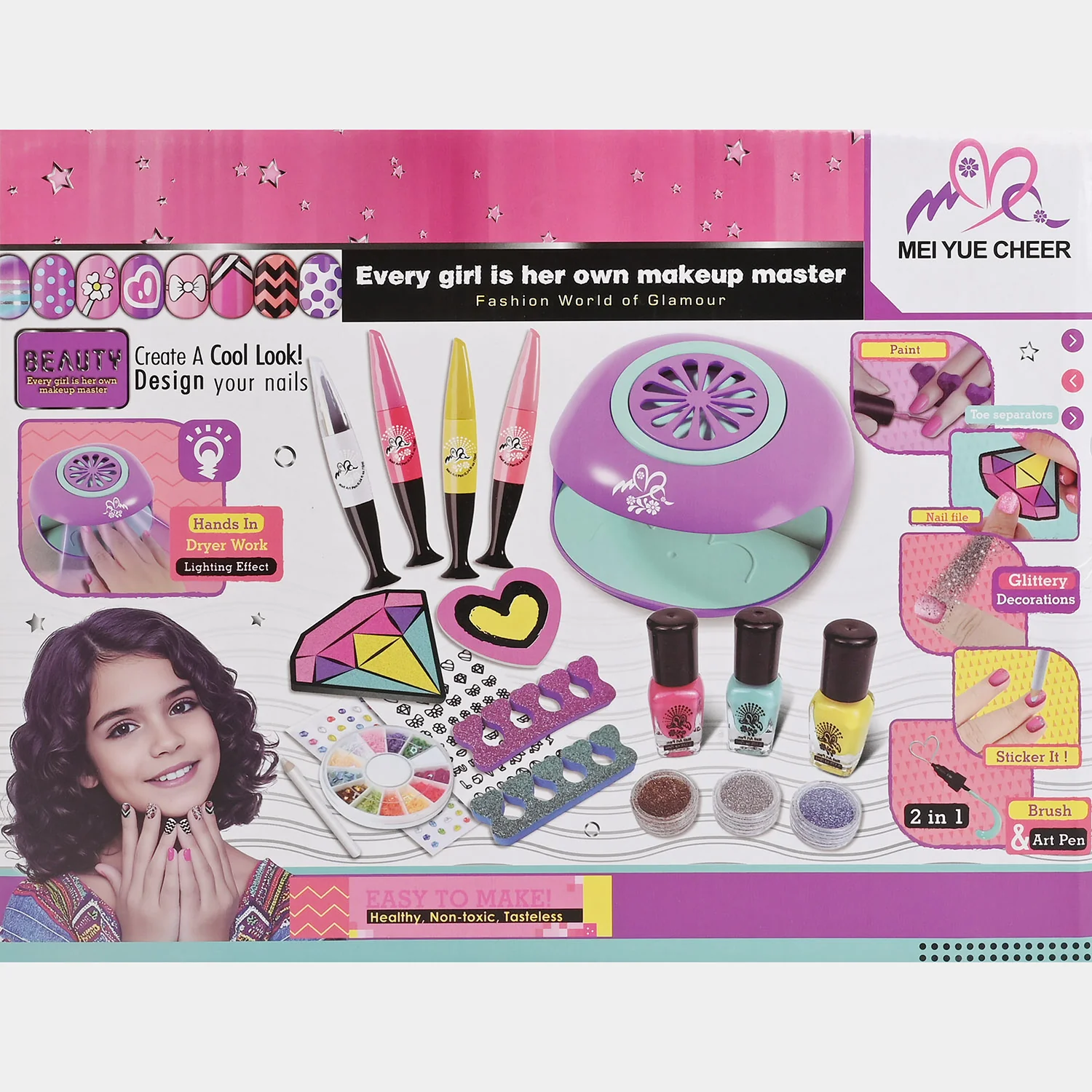 Nail Art Play Set With Dryer - Image 4