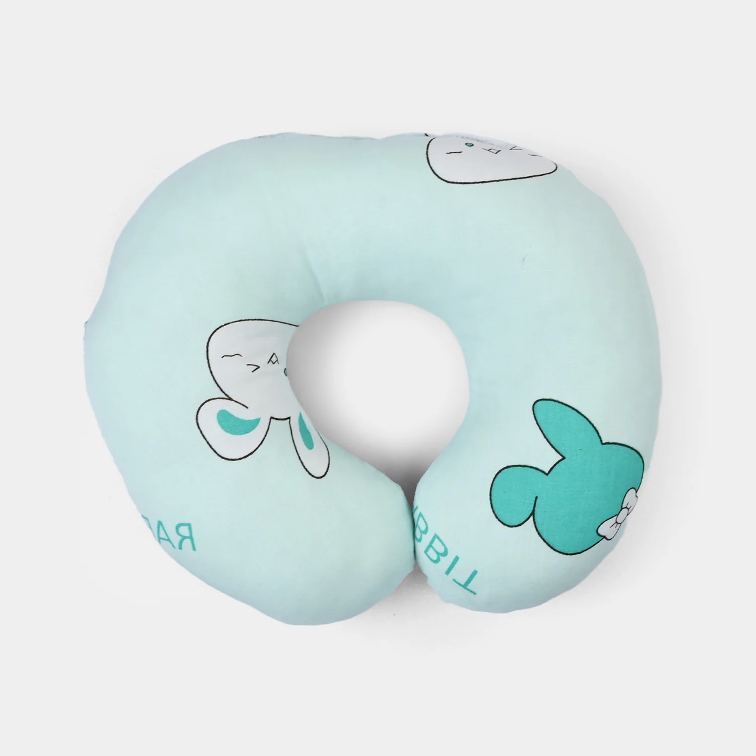 Neck Pillow Rabbit - Light Green - Image 2
