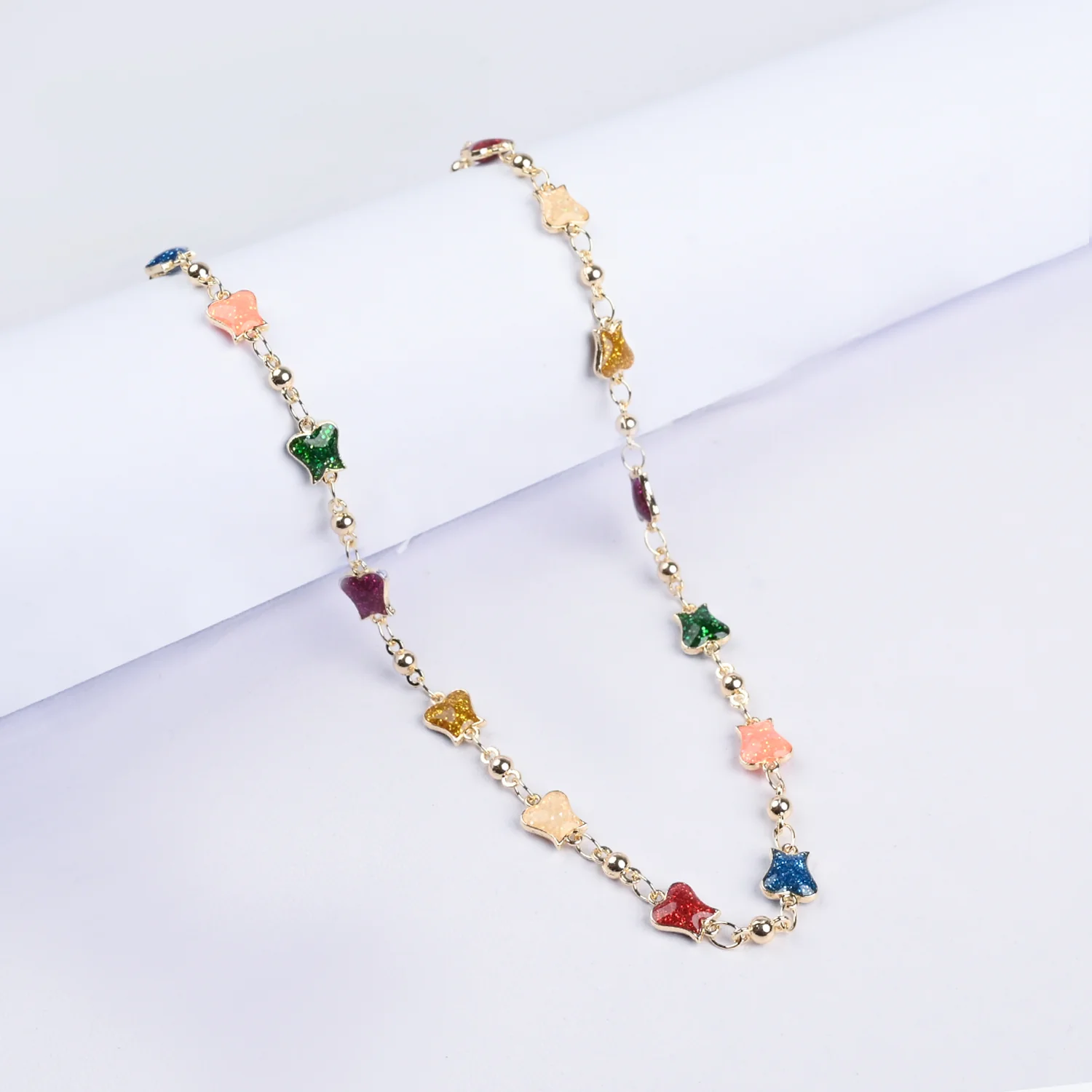 Girls Necklace With Golden Chain & Charm