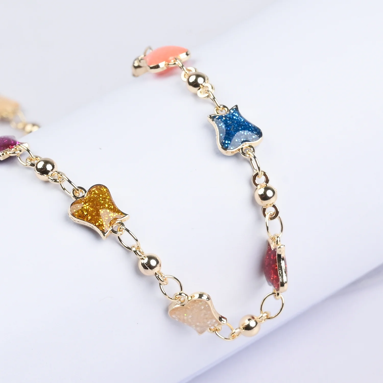 Girls Necklace With Golden Chain & Charm - Image 2