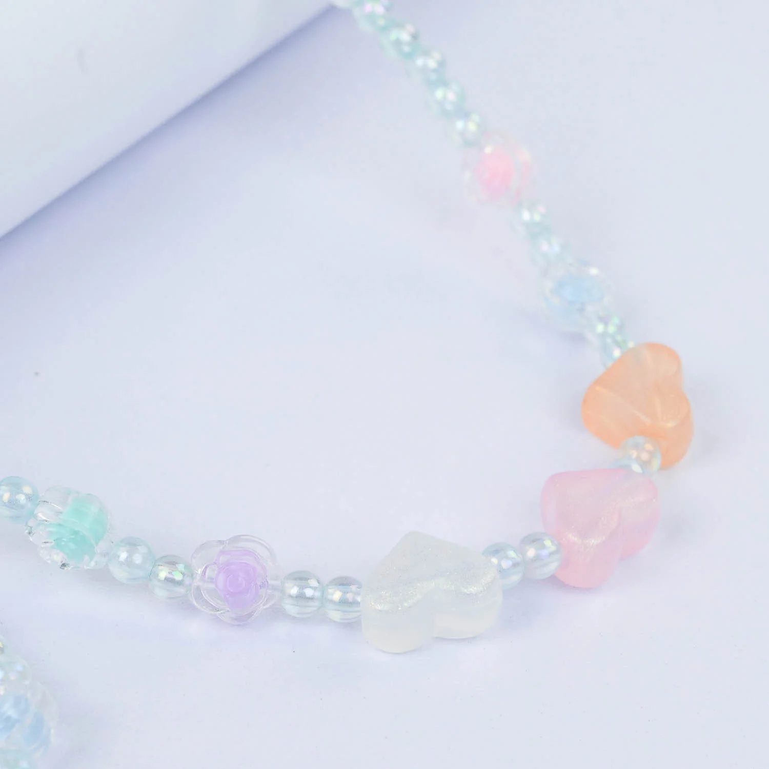 CHARM BEADED NECKLACE & BRACELET FOR GIRLS - Image 2