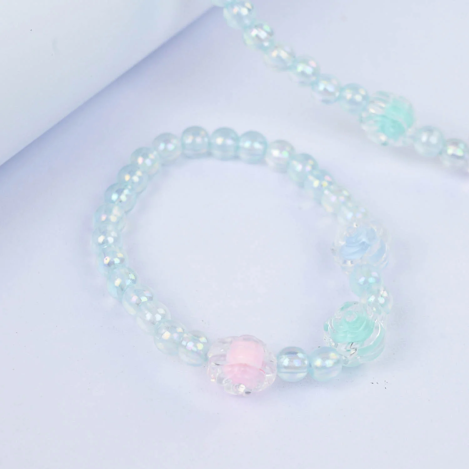 CHARM BEADED NECKLACE & BRACELET FOR GIRLS - Image 3
