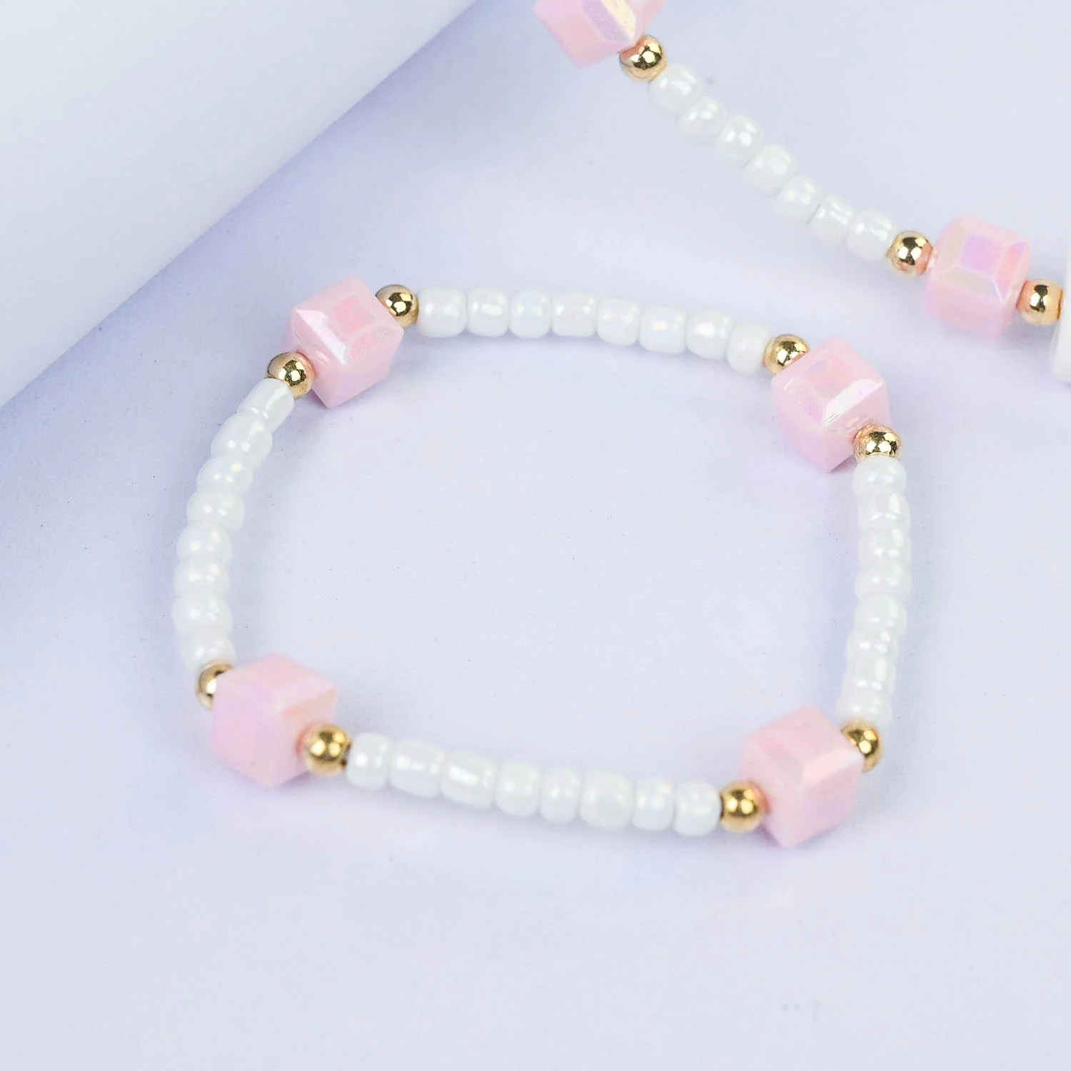 CHARM BEADED NECKLACE & BRACELET FOR GIRLS - Image 3