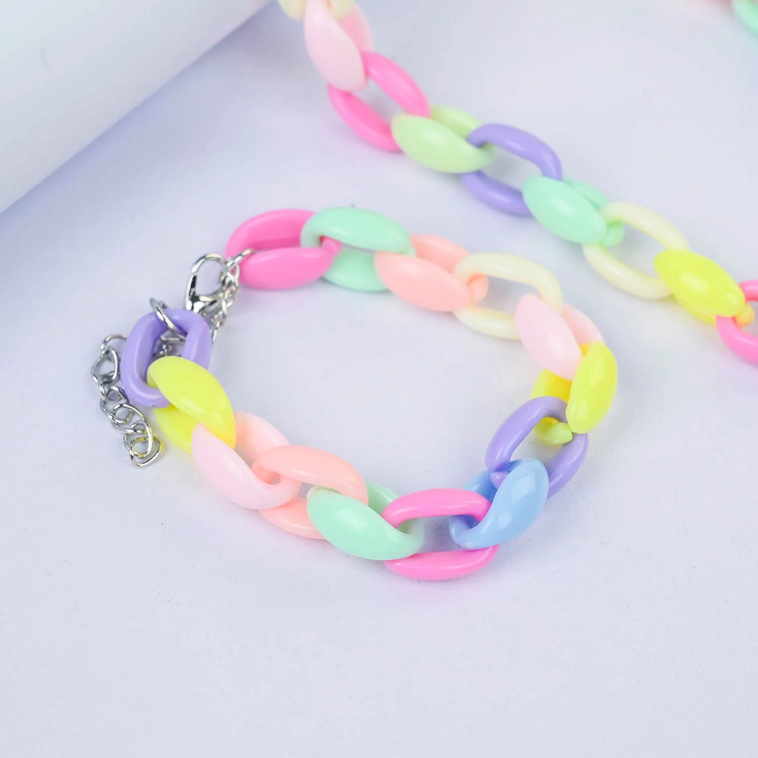 CHARM BEADED NECKLACE & BRACELET FOR GIRLS - Image 3