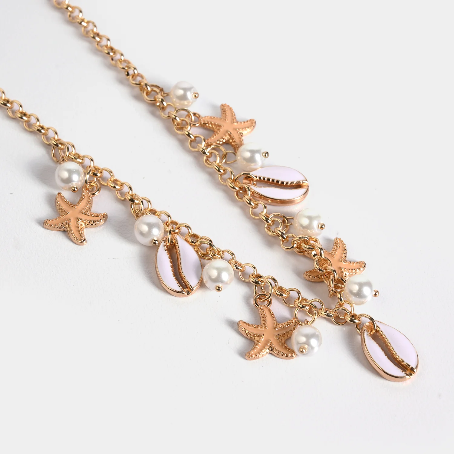 Gold-Tone Floral Necklace - Image 2