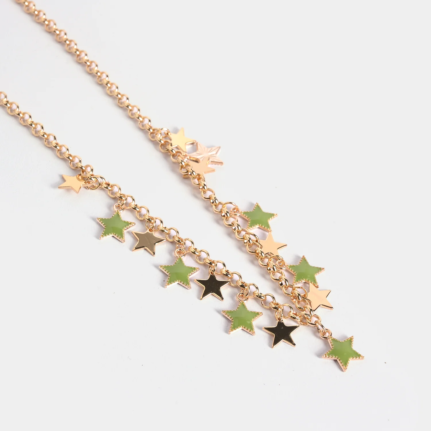 Gold-Tone Floral Necklace - Image 2