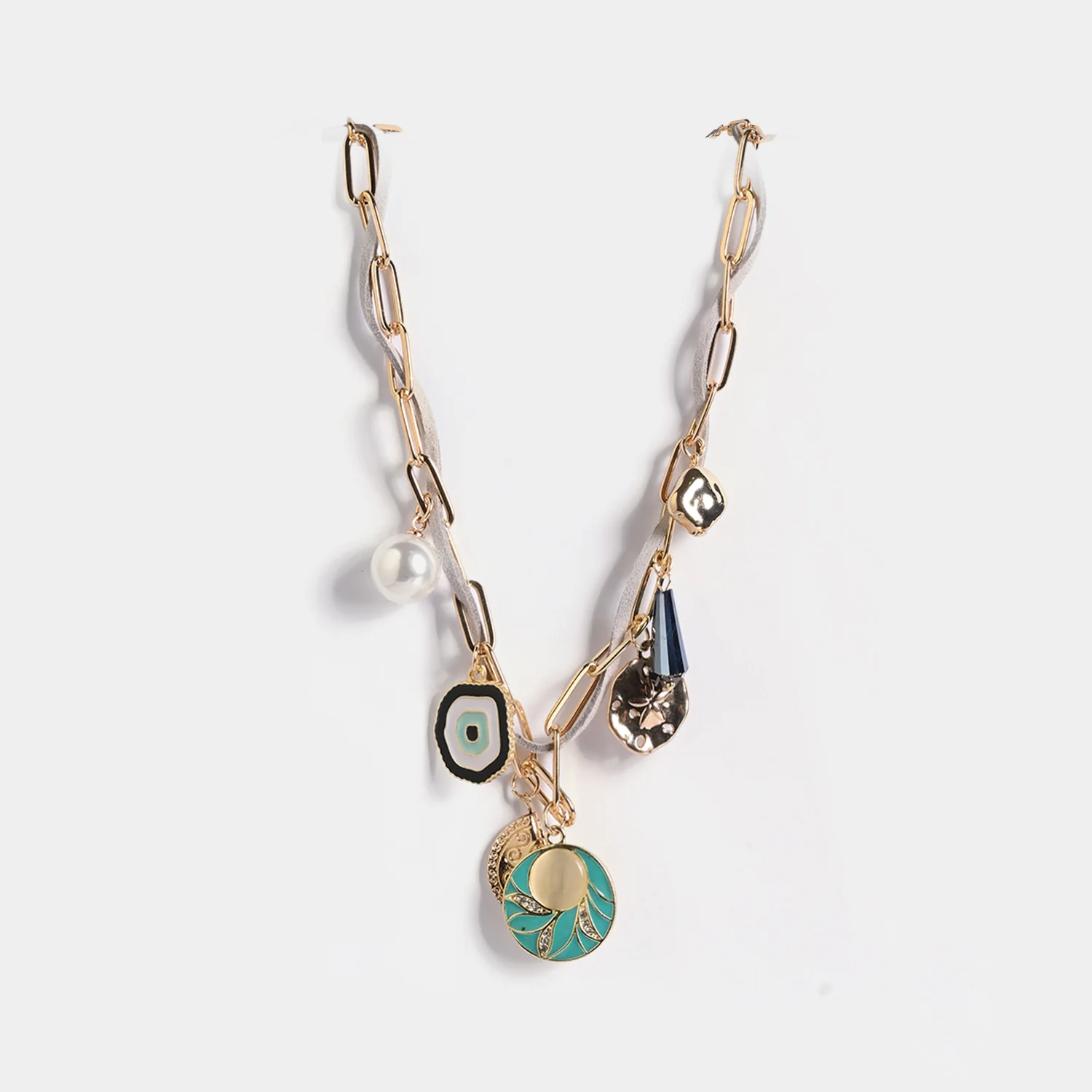 Gold-Tone Floral Necklace