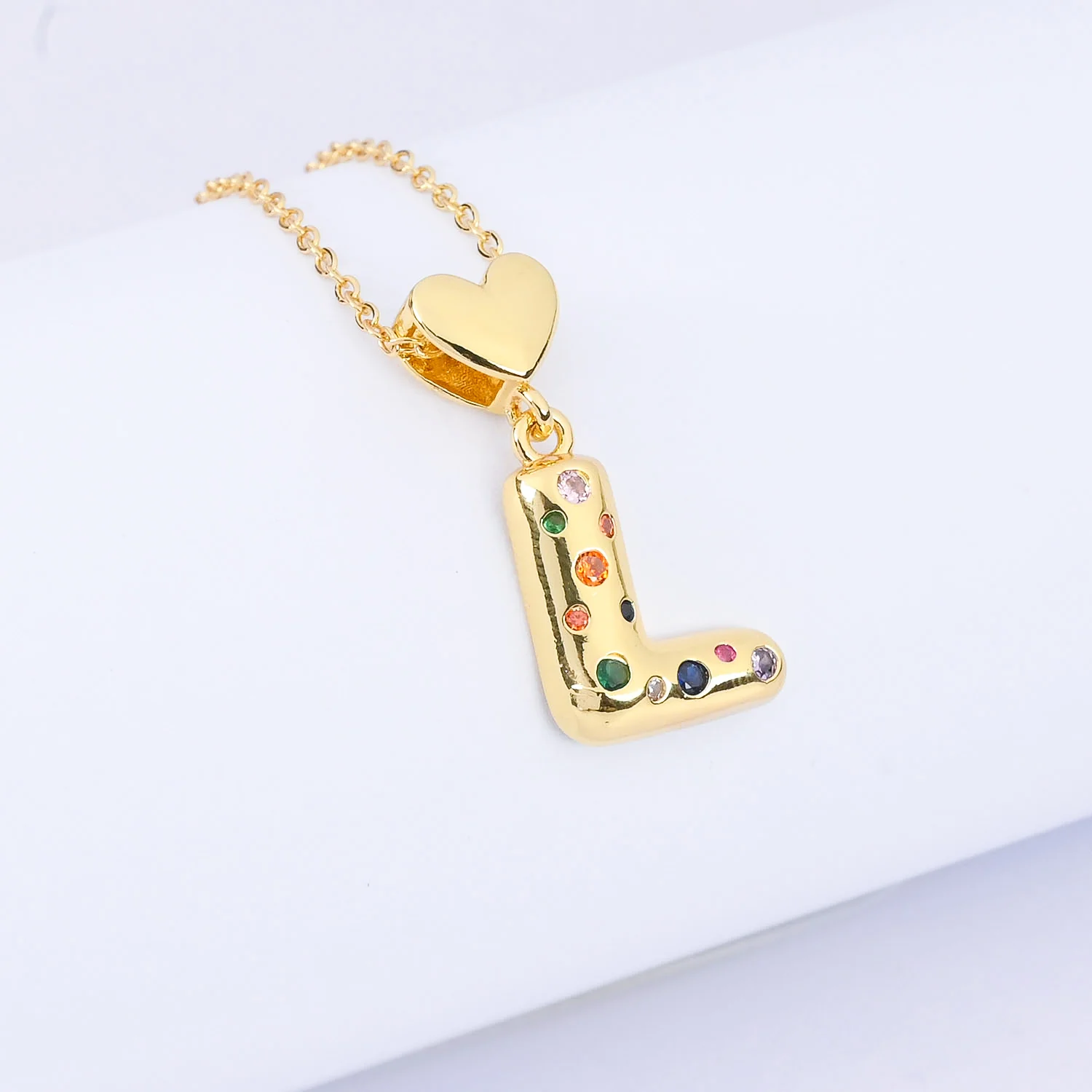 Alphabet/Letter Pendant Necklace for Girls - Image 2