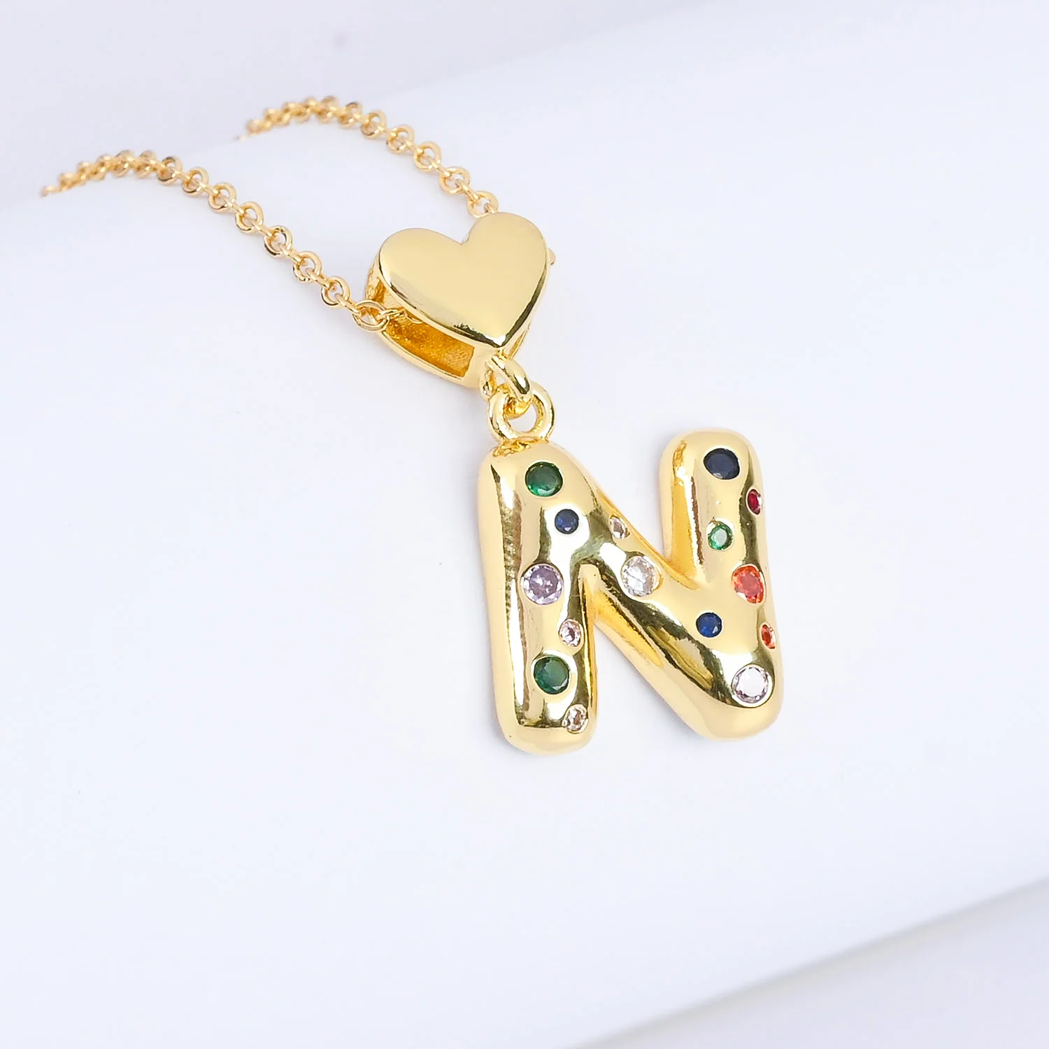 Alphabet/Letter Pendant Necklace for Girls - Image 2