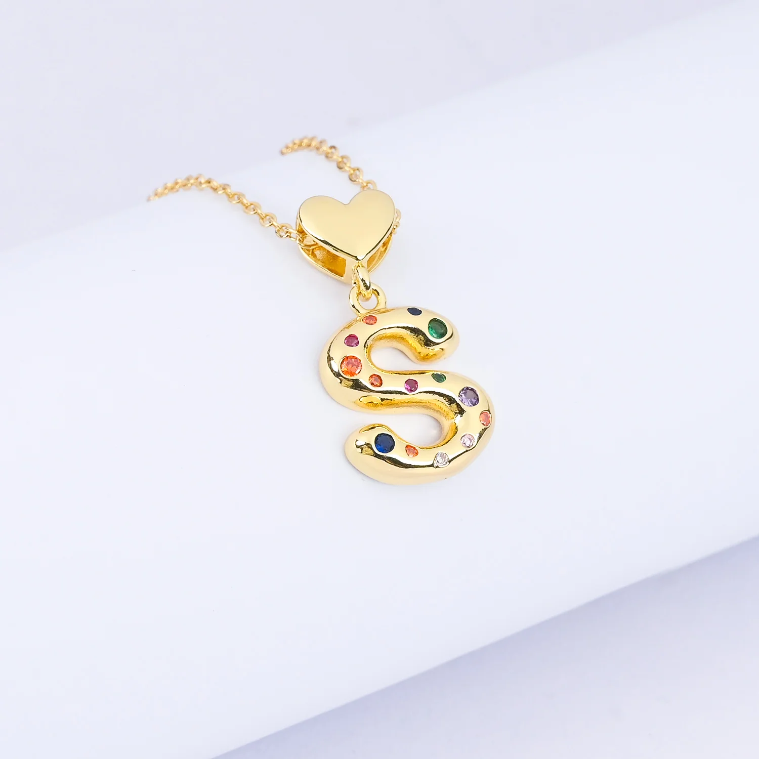 Alphabet/Letter Pendant Necklace for Girls - Image 2