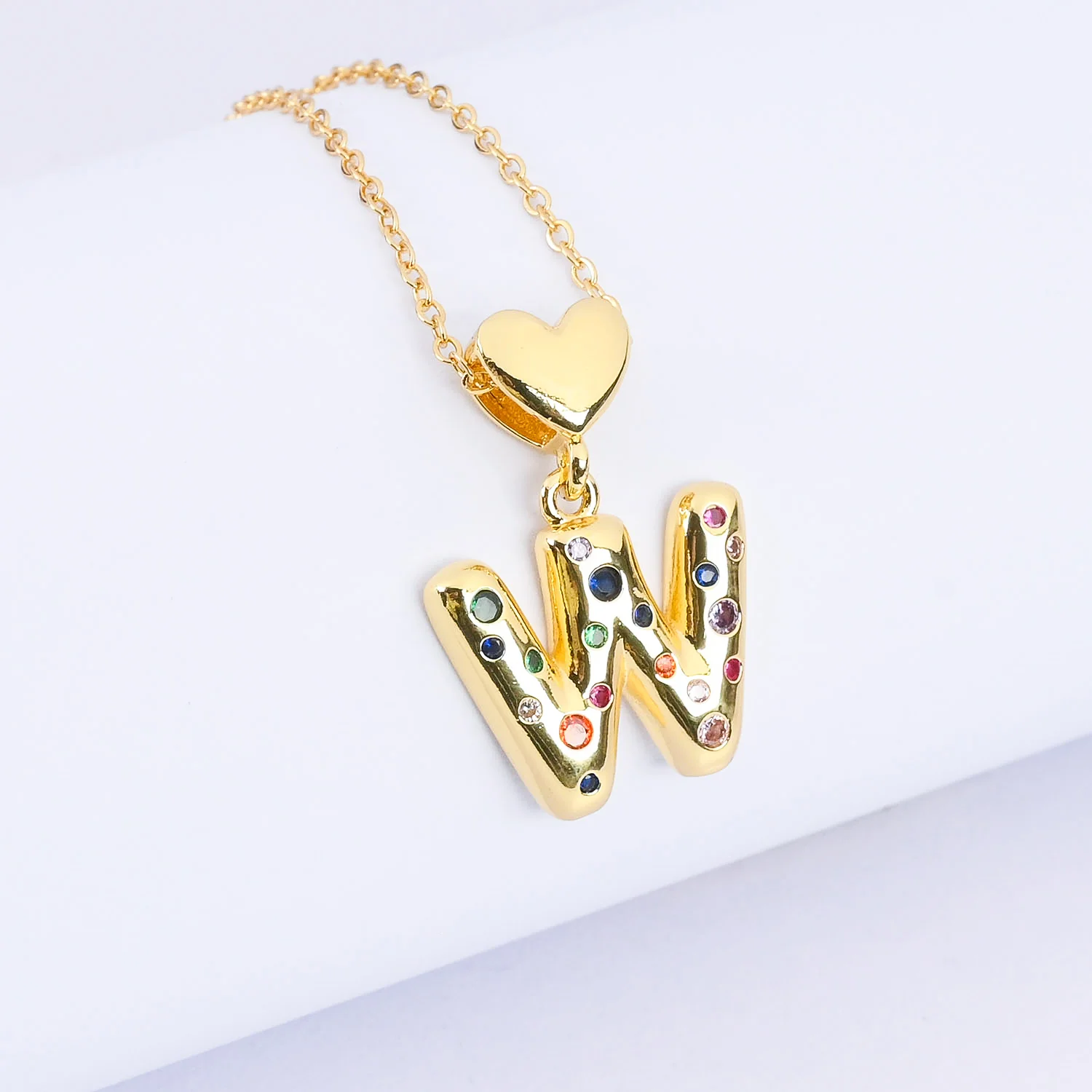 Alphabet/Letter Pendant Necklace for Girls - Image 2