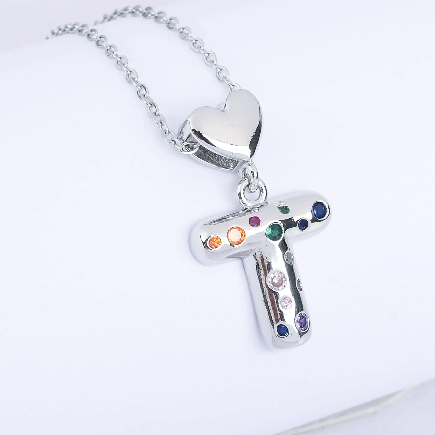 Alphabet/Letter Pendant Necklace for Girls - Image 2