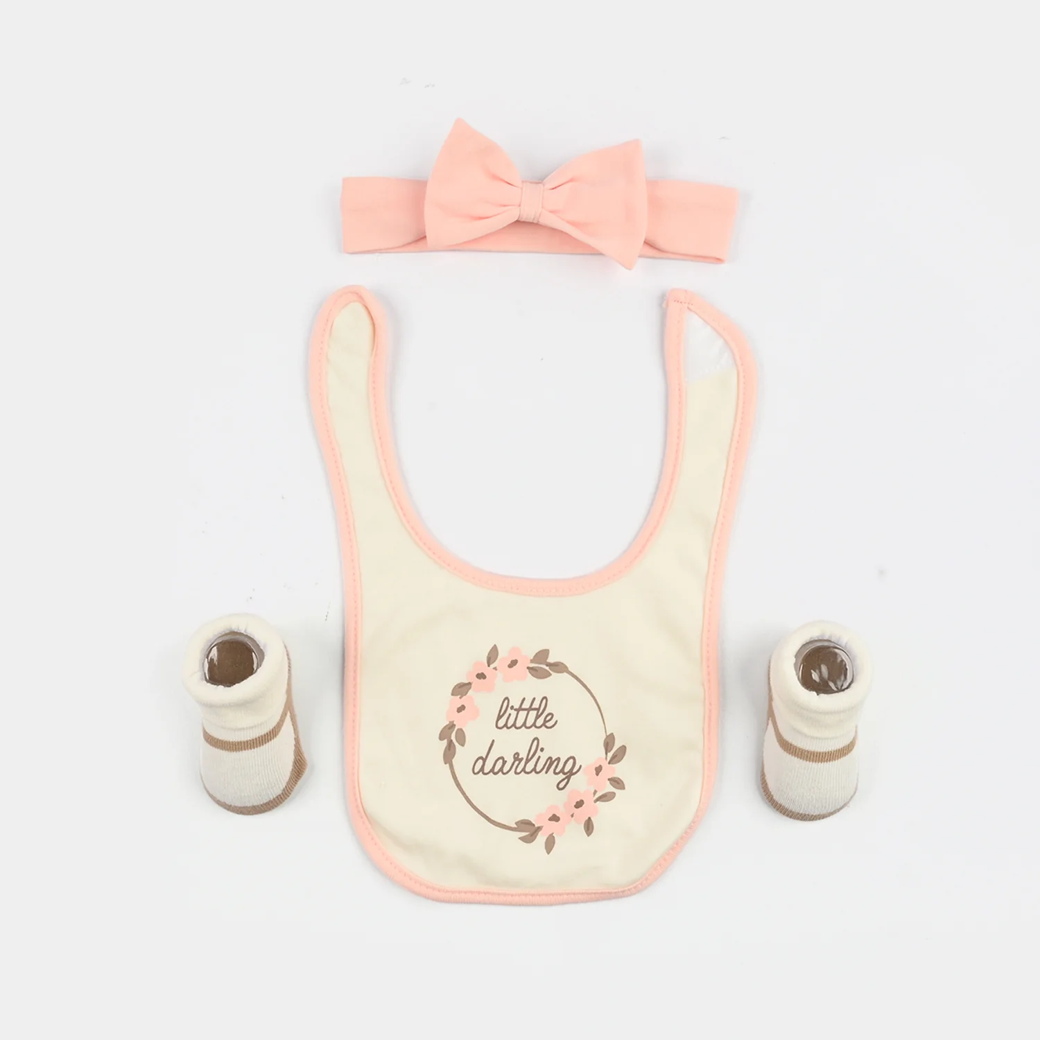 Newborn Clothing Starter Set (Pack of 6) - Peach - Image 4