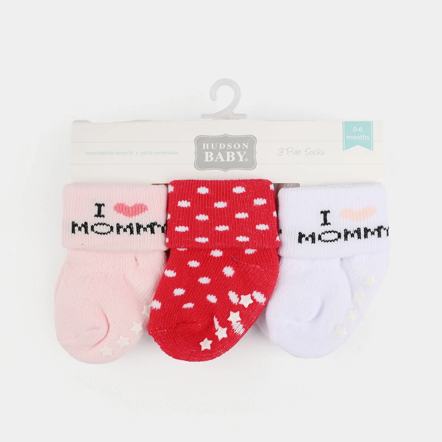 Baby Socks – Pack of 3 (0–6+ Months) - Image 3