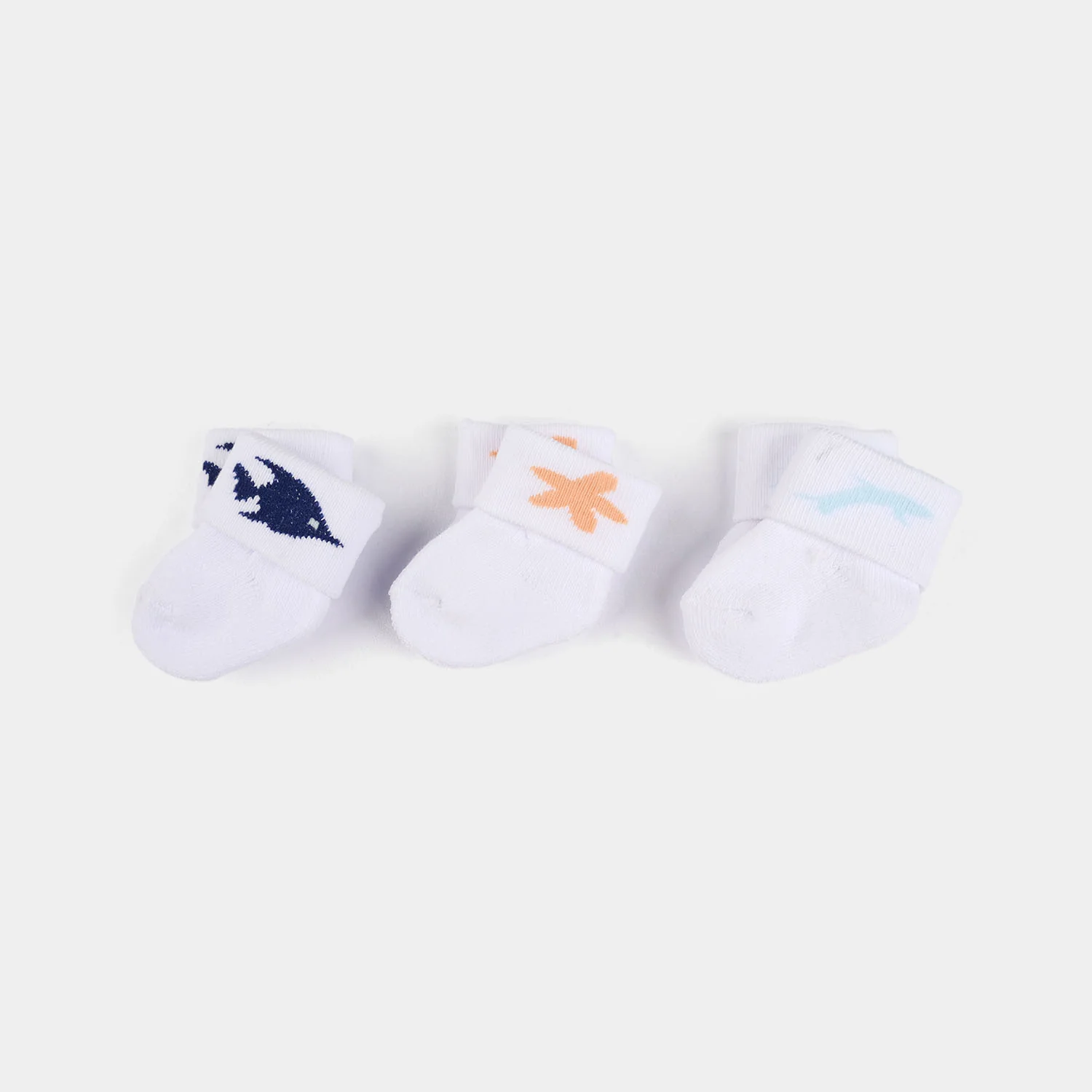 Baby Socks – Pack of 3 (0–6+ Months)