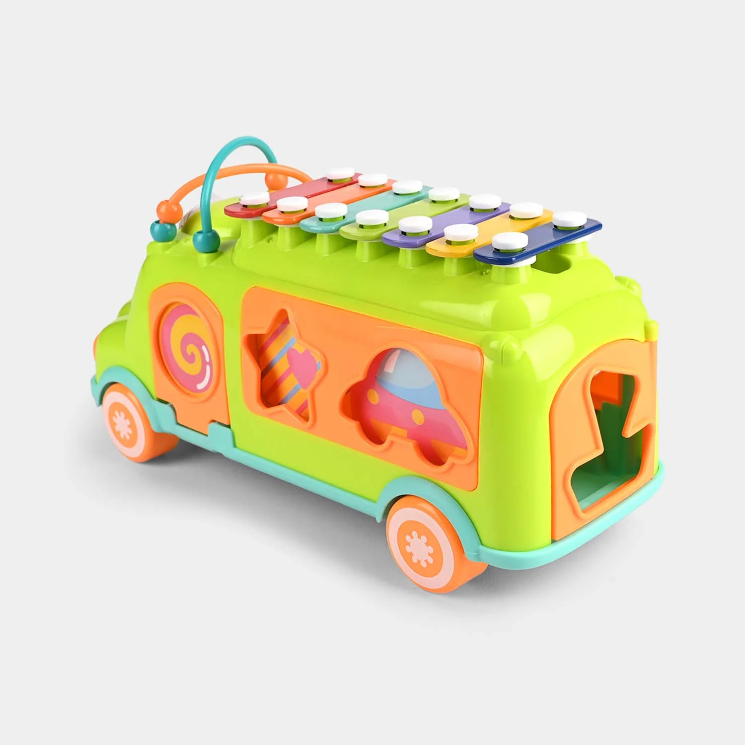 Educational Musical Bus Xylophone Toy - Image 6