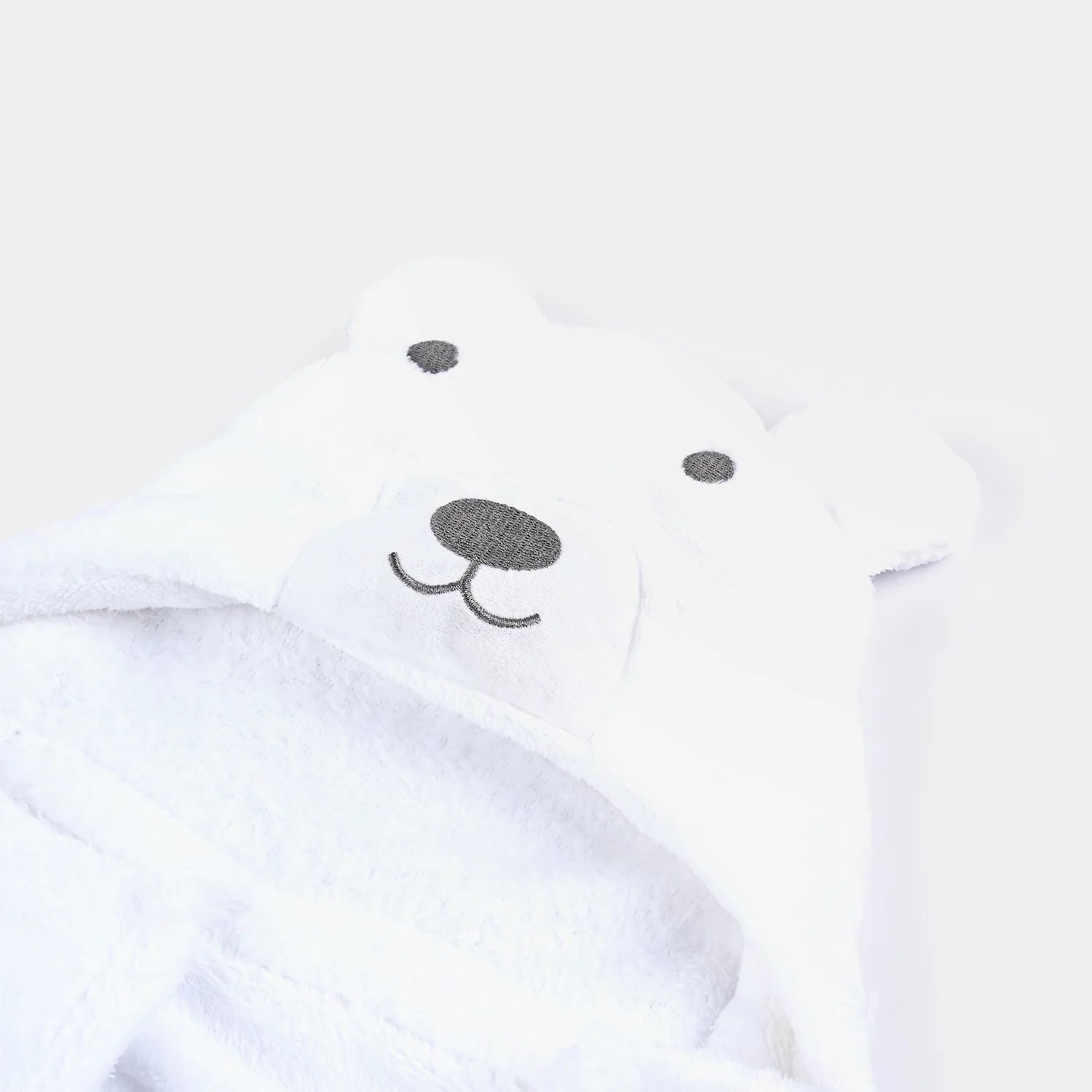 Hooded Character Blanket 0M+ | White P01 - Image 2