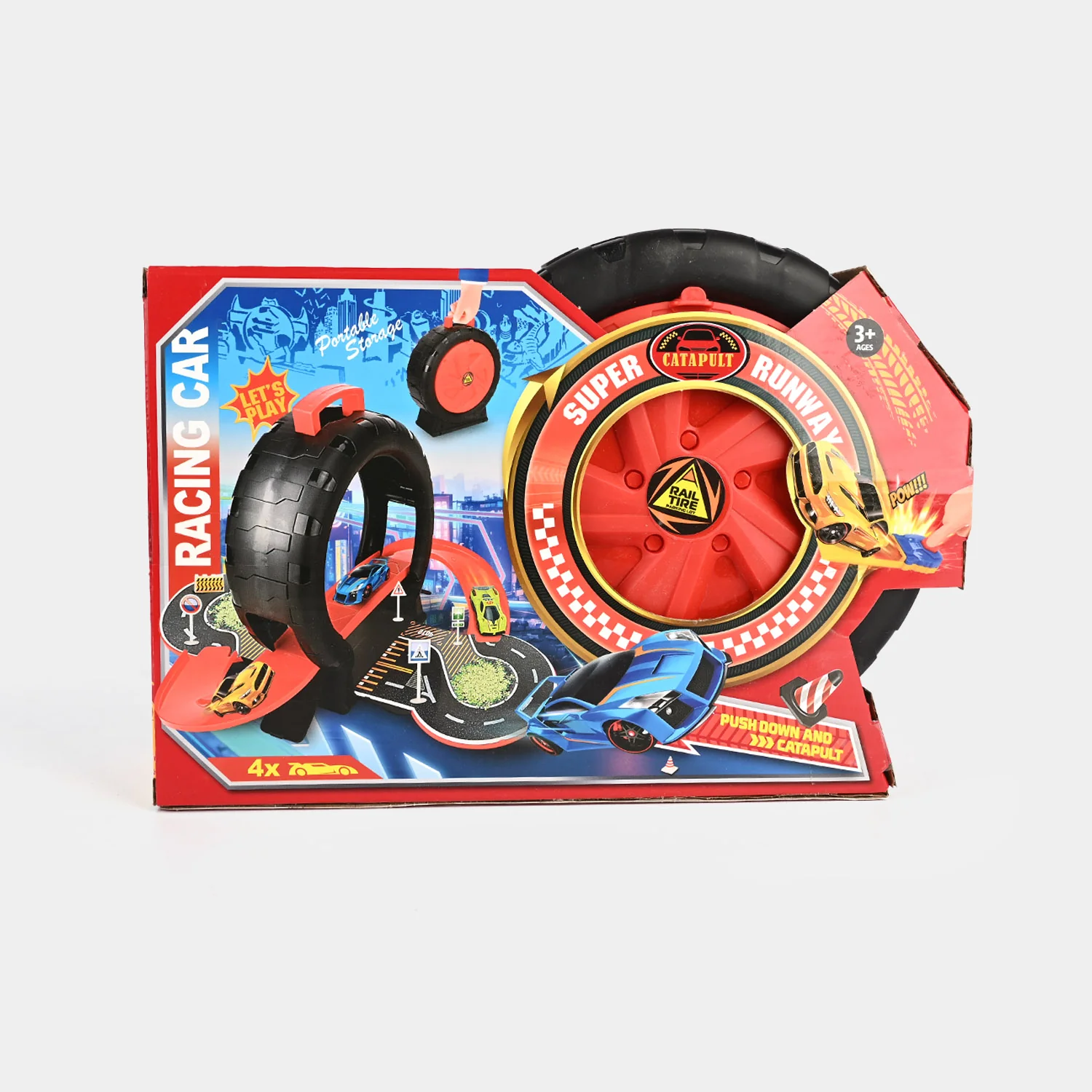Runway Racing Car Playset For Kids - Image 2