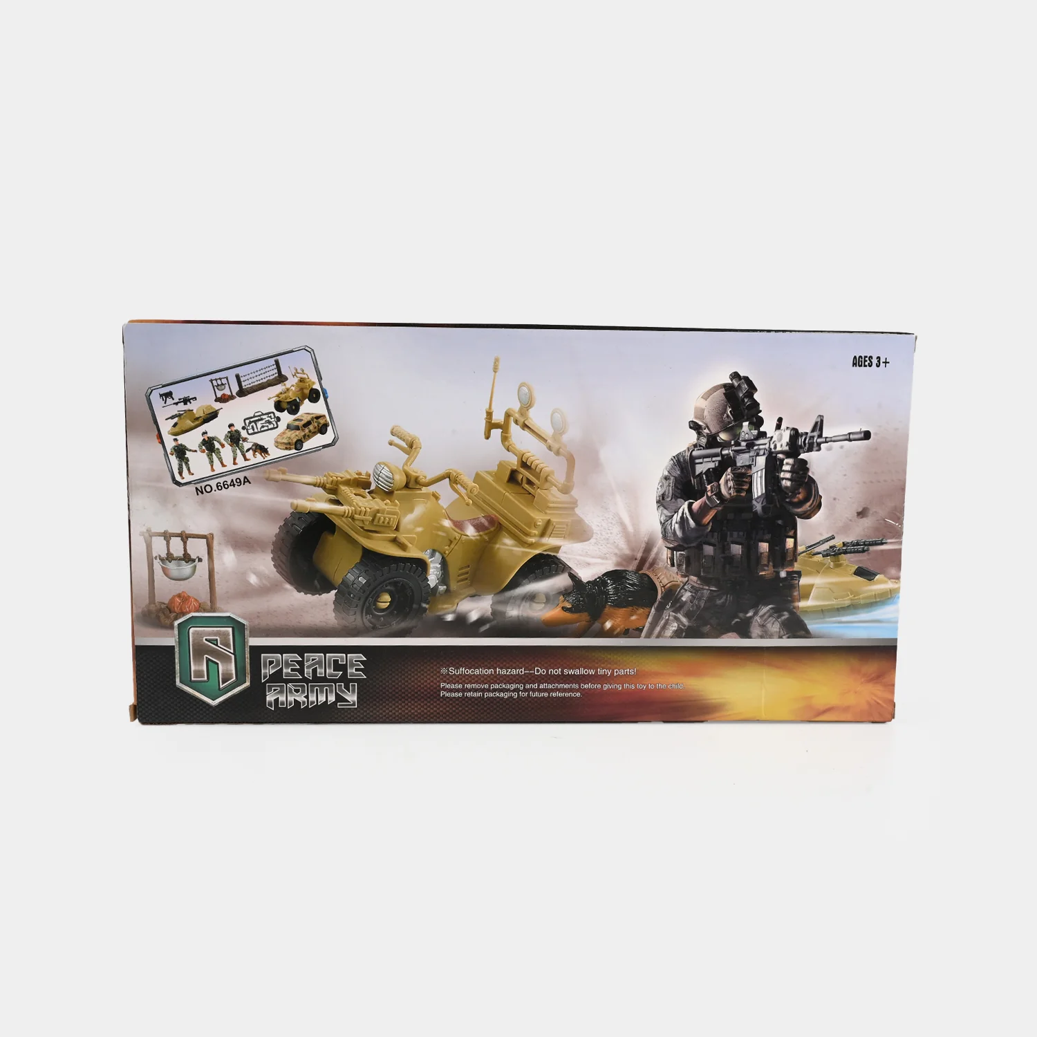 Military Action Figure & Vehicle Playset - Image 9