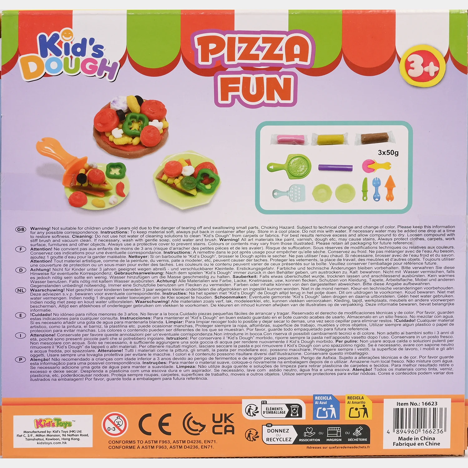 Pizza Fun Clay Play Set - Image 5