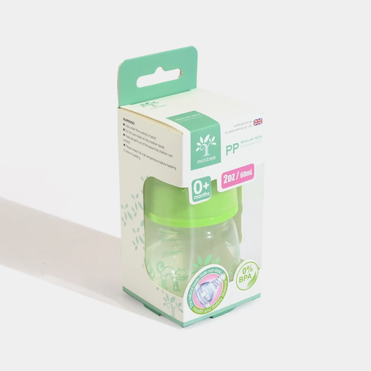 Minitree Baby Feeder Bottle 60ml - Image 5