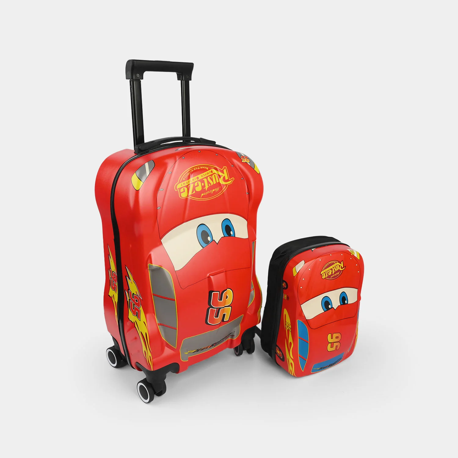 Character Themed Luggage Trolley Bag & Backpack Set 2Pcs - Image 2
