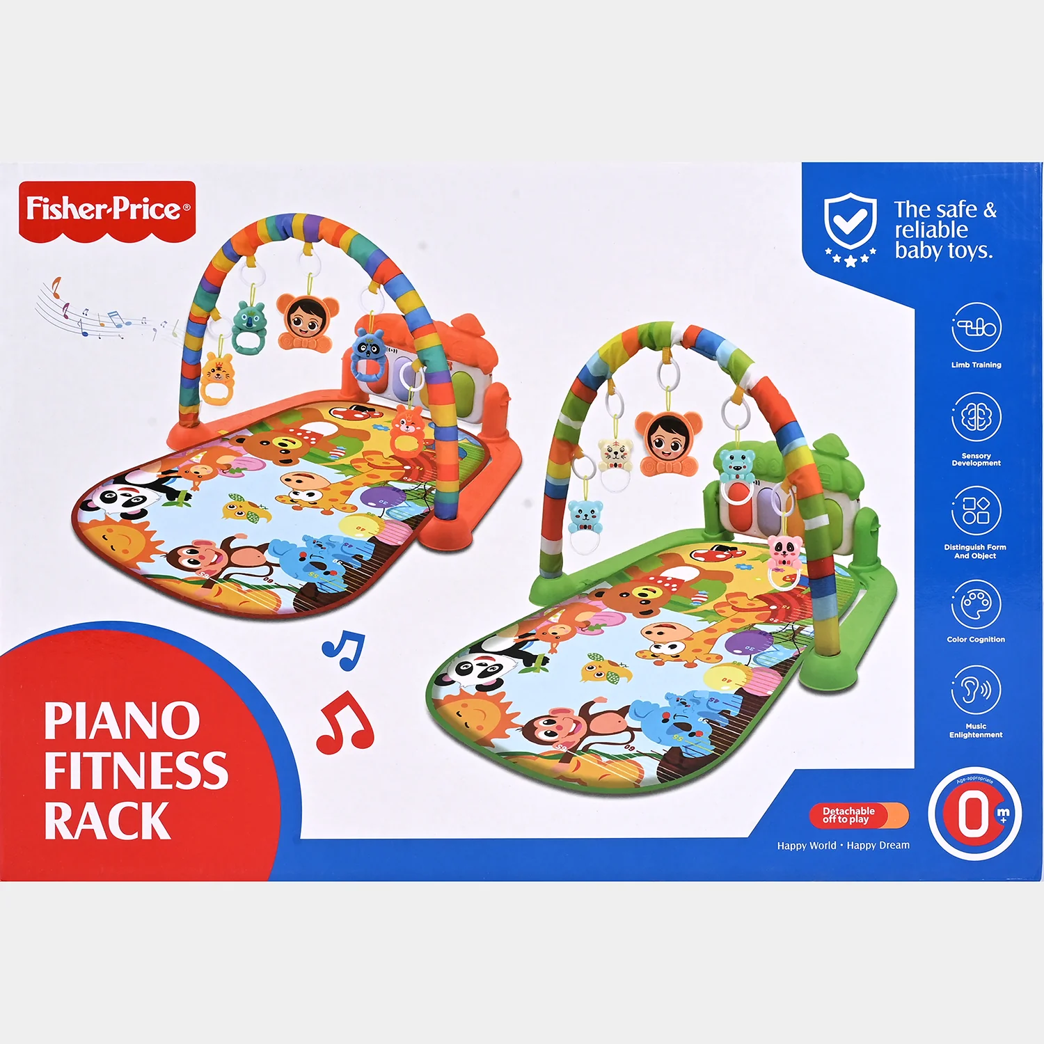 Baby Play Gym Piano Play Mat (Fisher Price) 66882 - Image 2