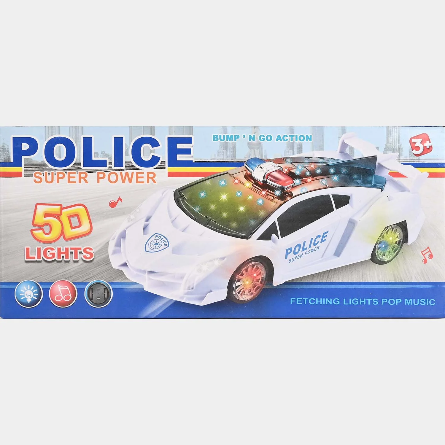 Police Car With 5D Light - Image 6
