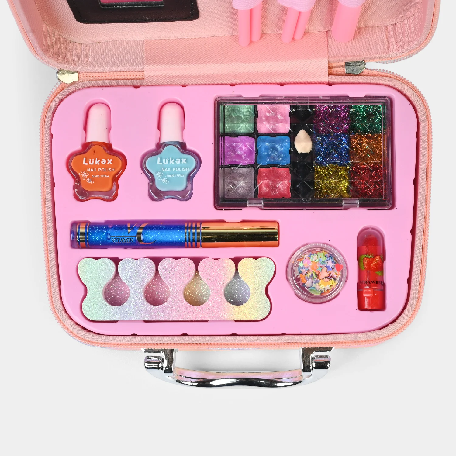 Girls Makeup Set with Carrying Case - Image 4
