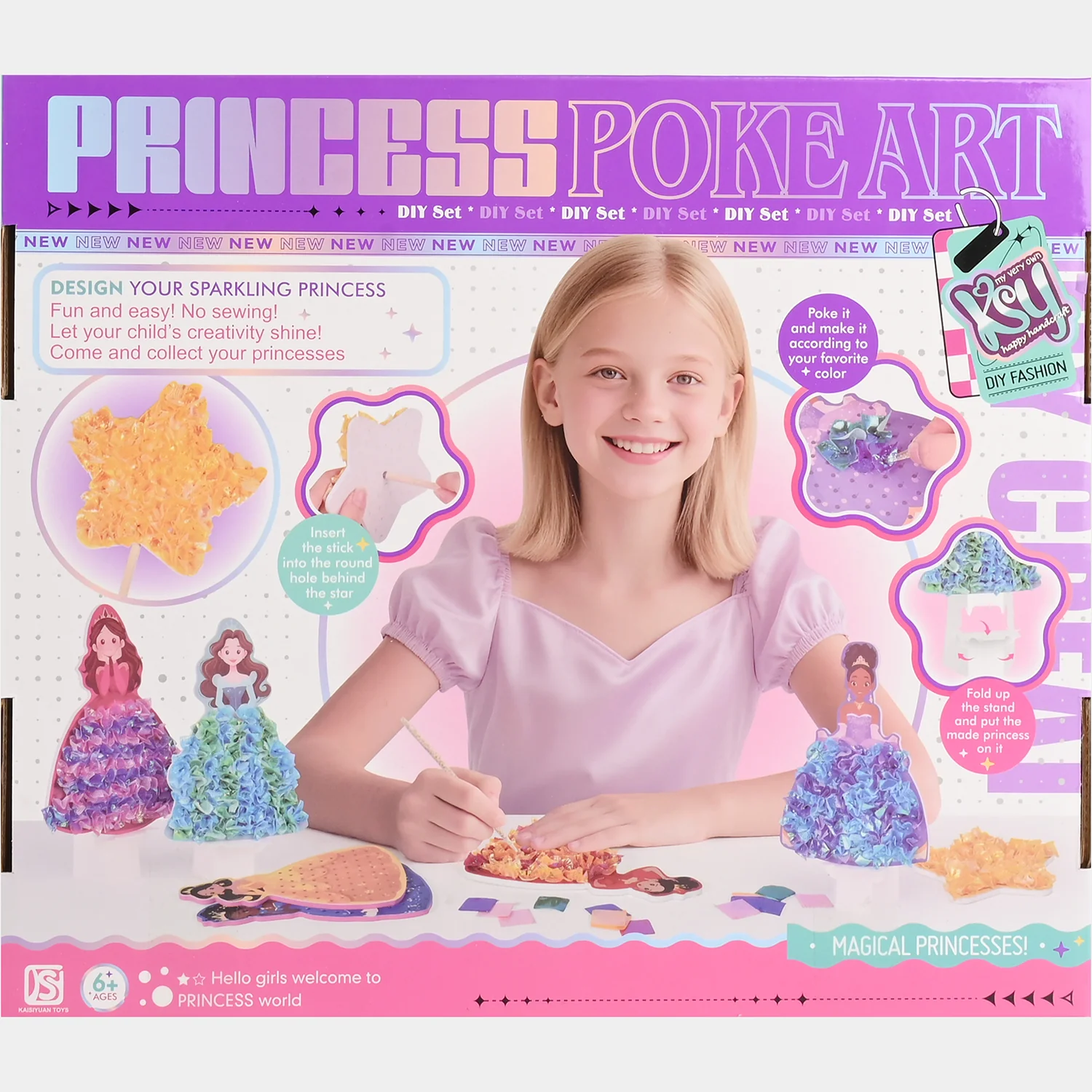 DIY Fashion Princess Poke Art Set - Image 4