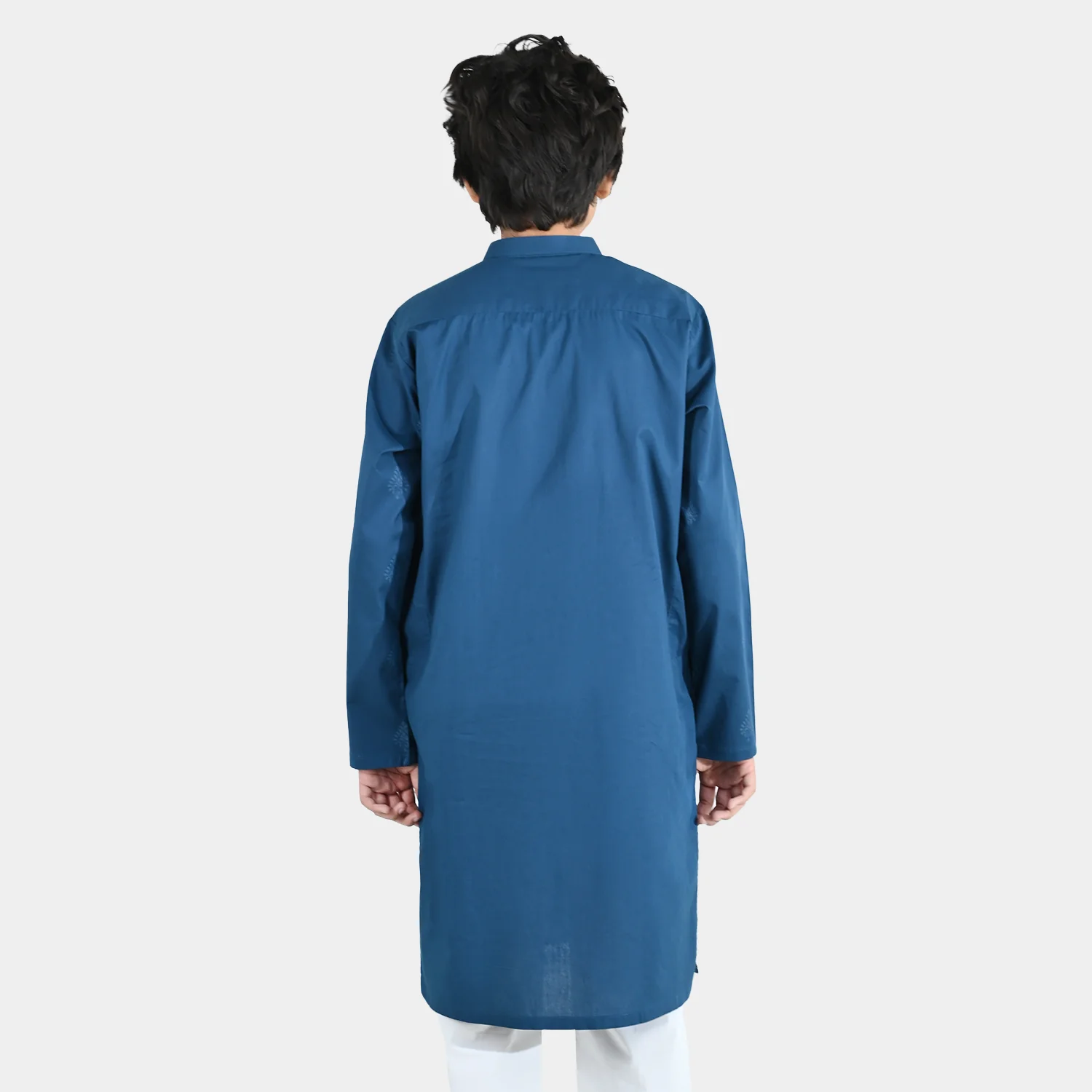 Boys Cotton Poplin Printed Kurta - Image 6