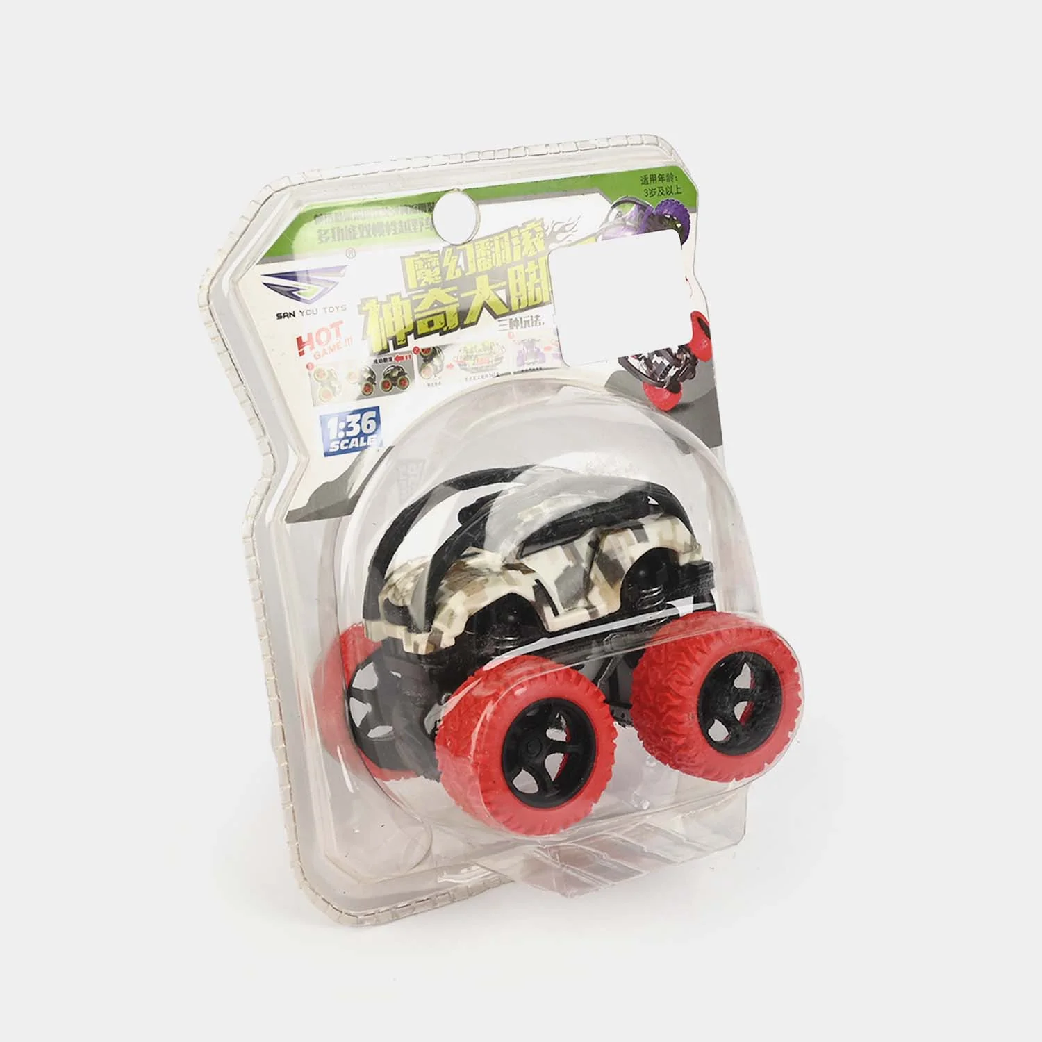 1:36 Scale Mini Stunt Monster Truck - Image 2